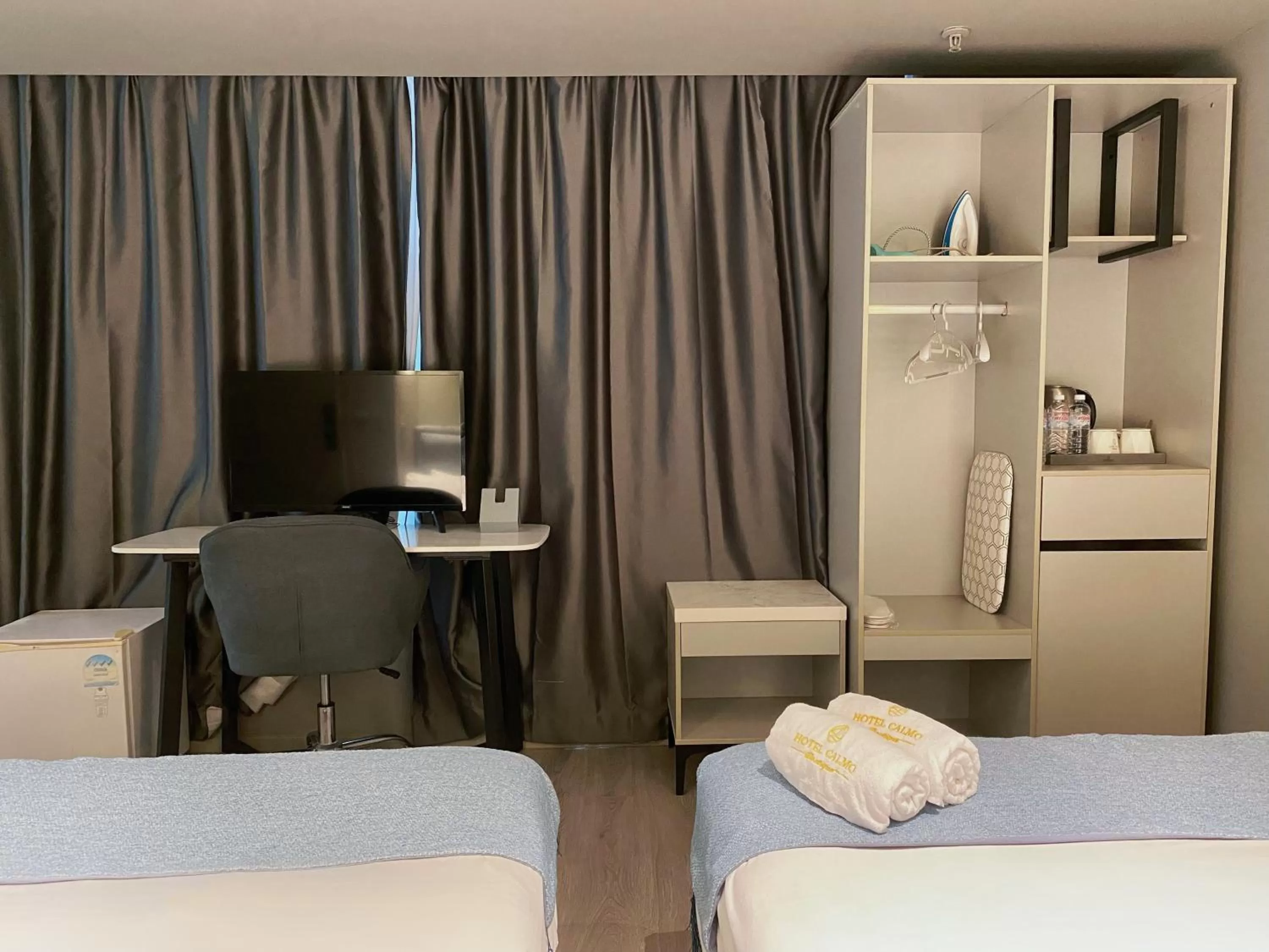 Bed in Hotel Calmo Bugis