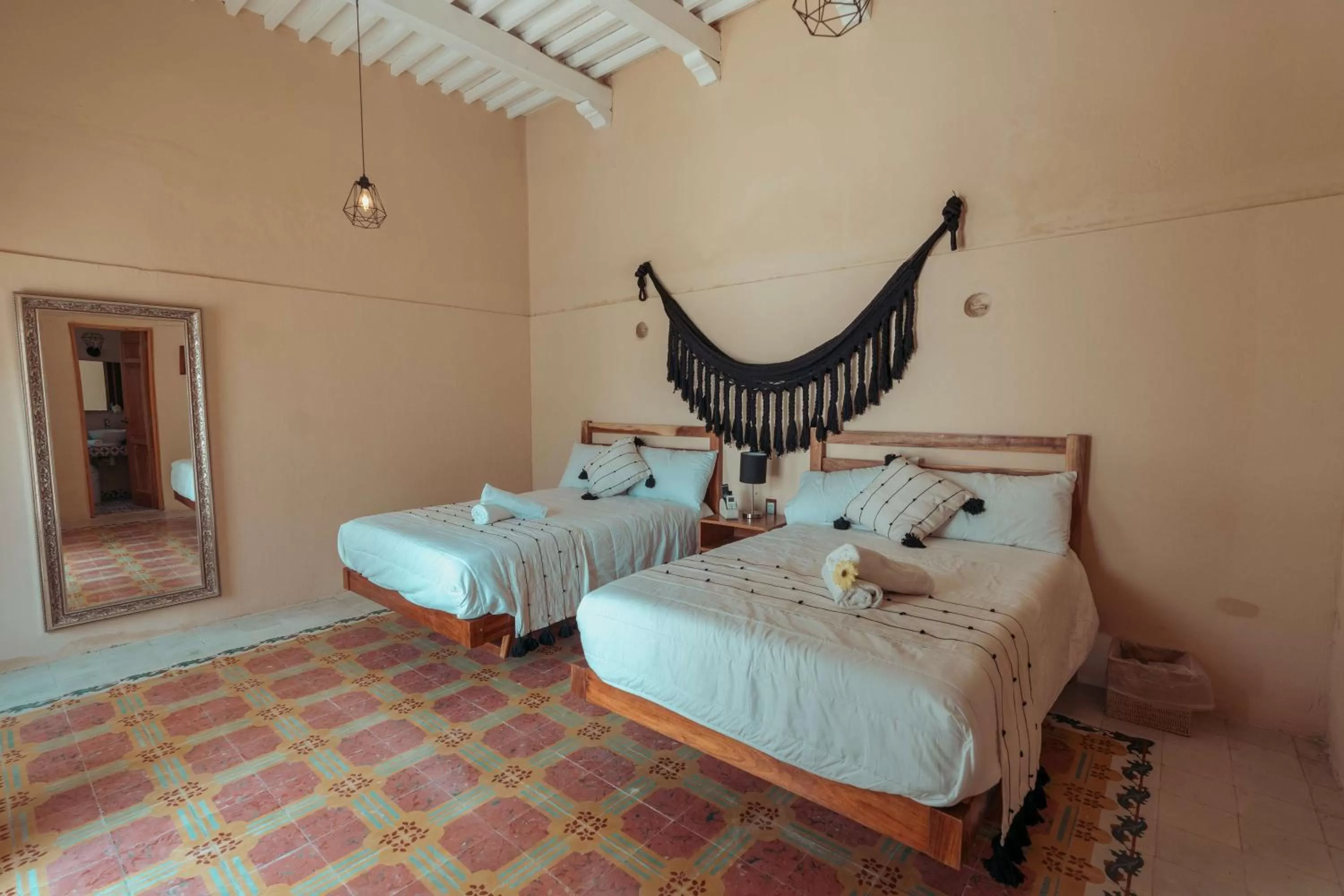 Bed in Hotel Casa Piedad