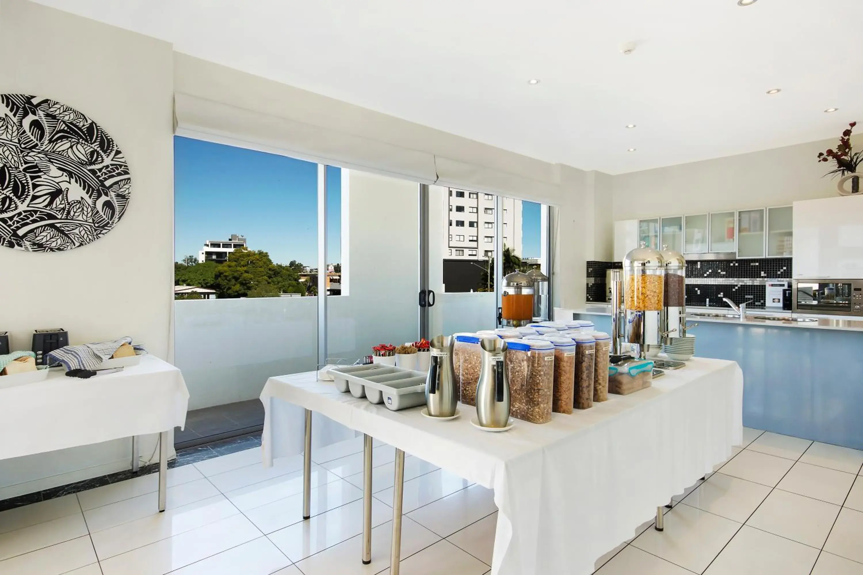 Continental breakfast in The Chermside Apartments