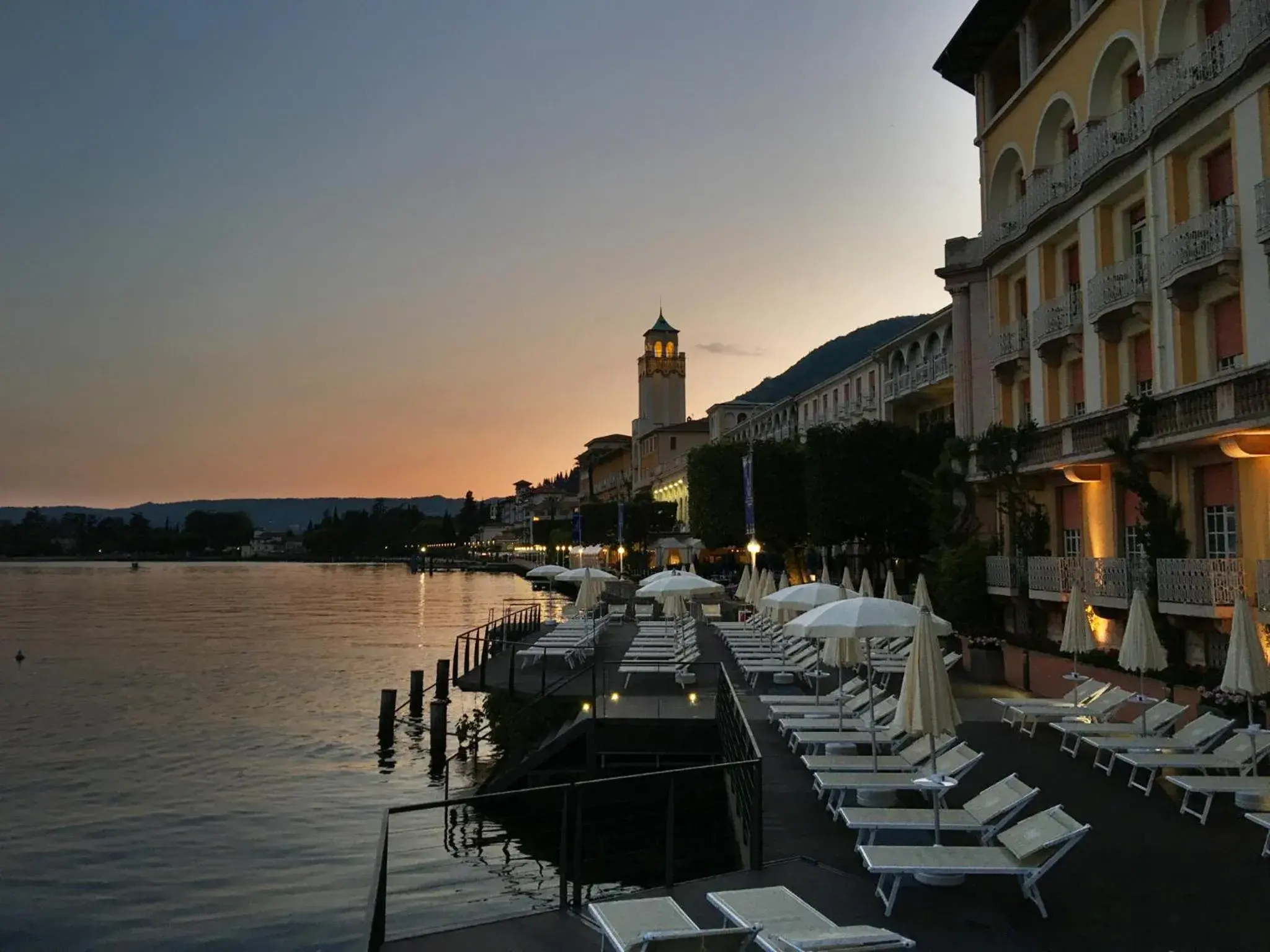 Lake view in Grand Hotel Gardone