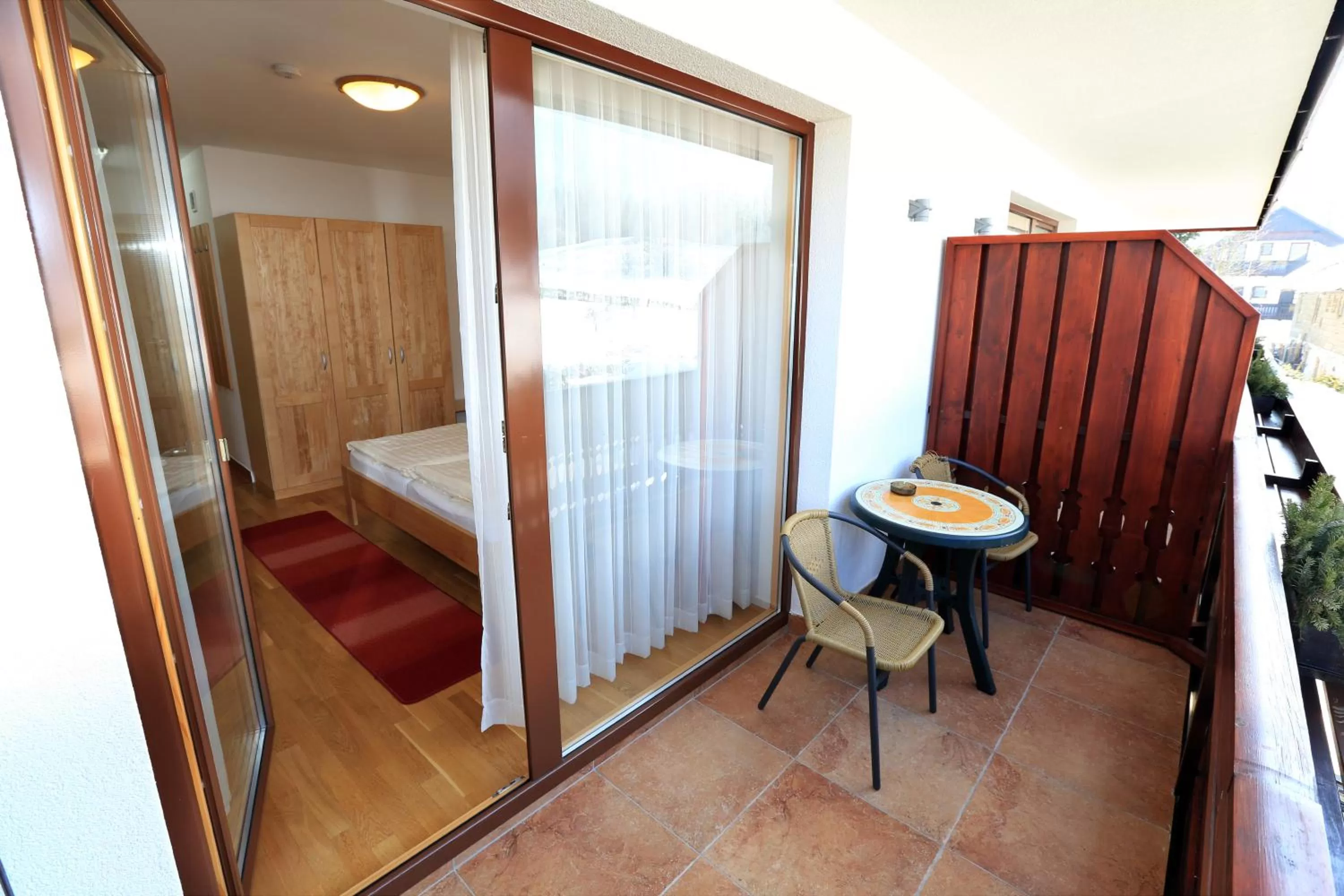 View (from property/room), Bed in Hotel Gasperin Bohinj