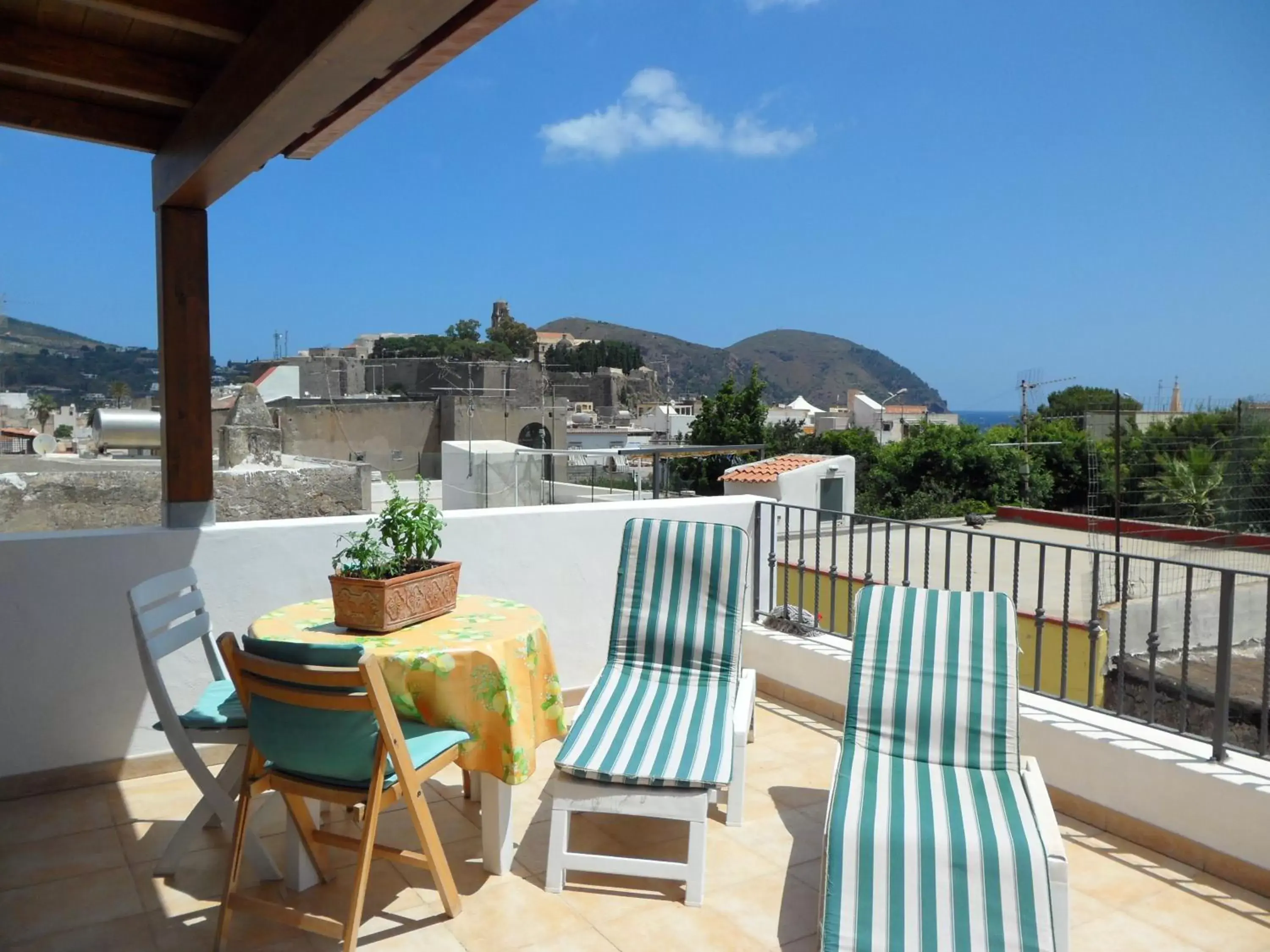 City view, Balcony/Terrace in Malvasia B&B