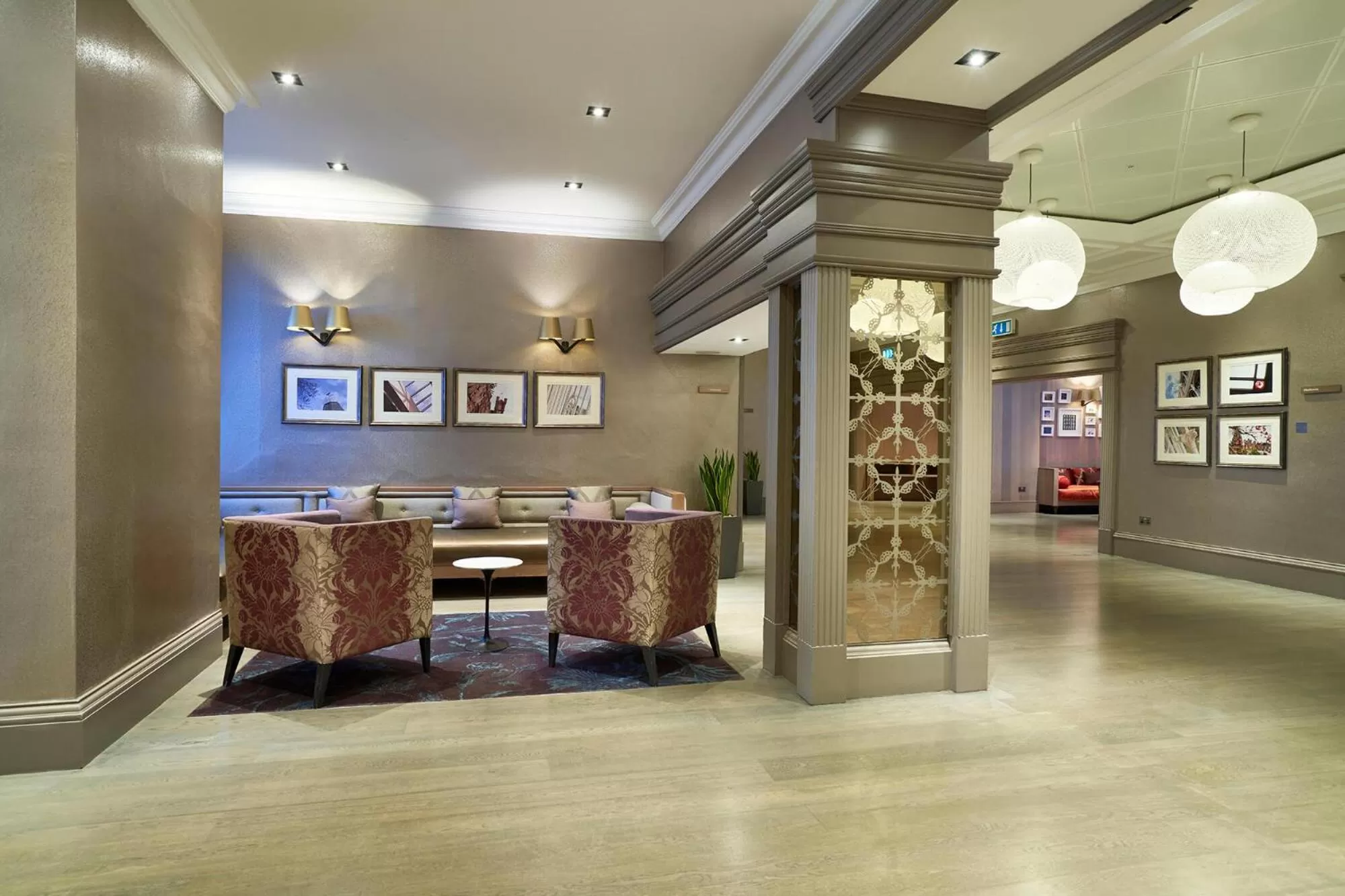 Lobby or reception in Crieff Hydro
