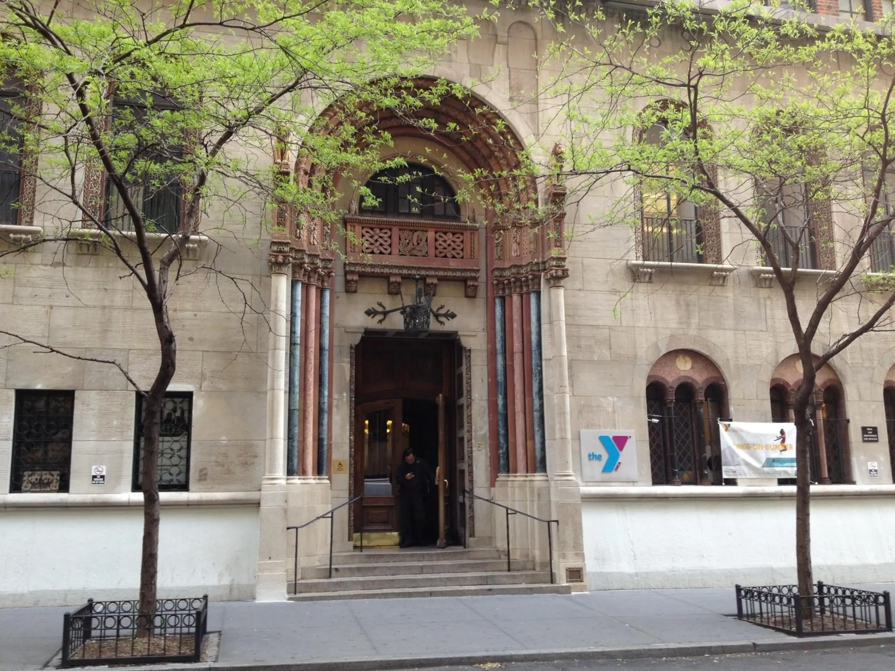 Facade/entrance in West Side YMCA