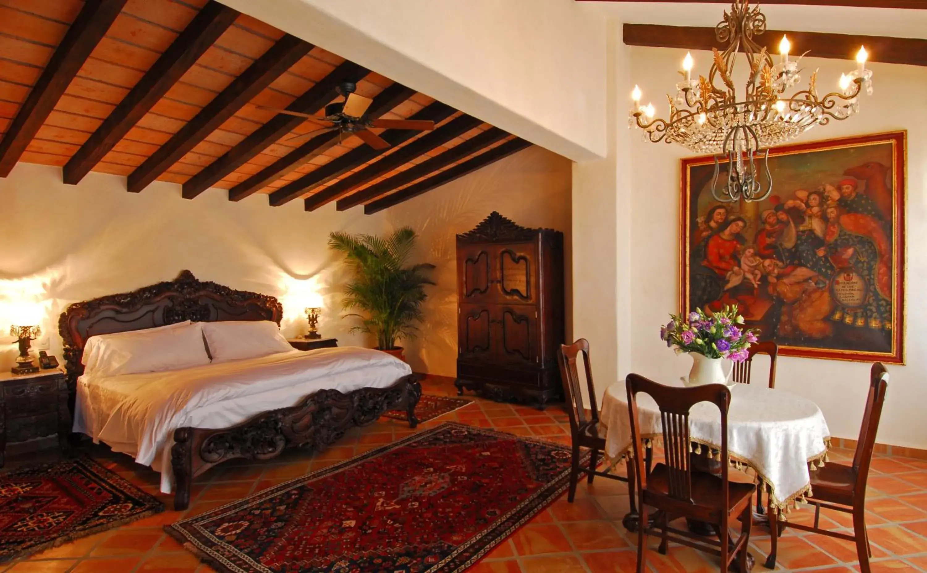 Bed in Hacienda San Angel