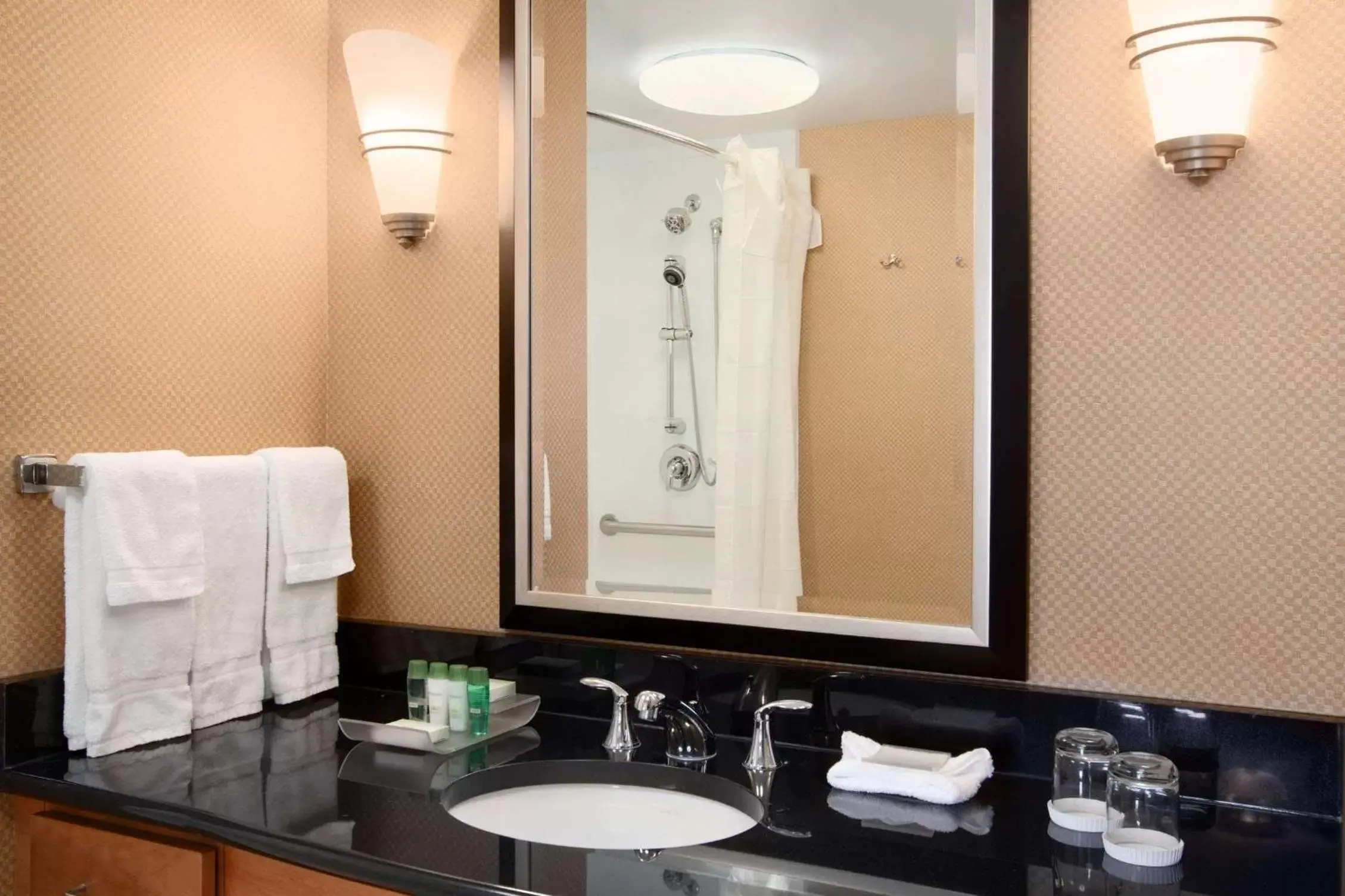 Bathroom in Homewood Suites by Hilton Newtown - Langhorne, PA