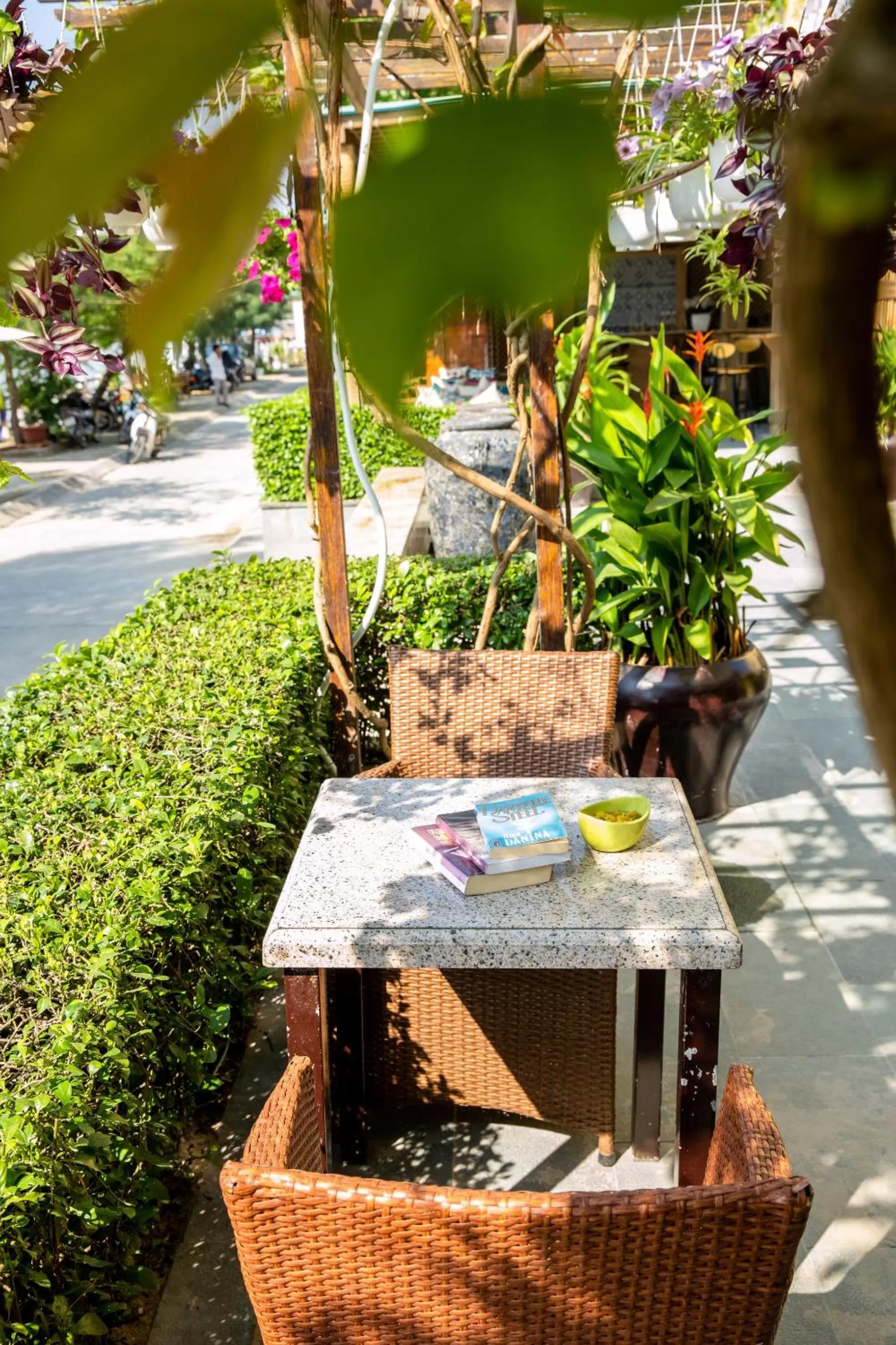 Patio in TRIPLE Riverside Villa Hotel HoiAn