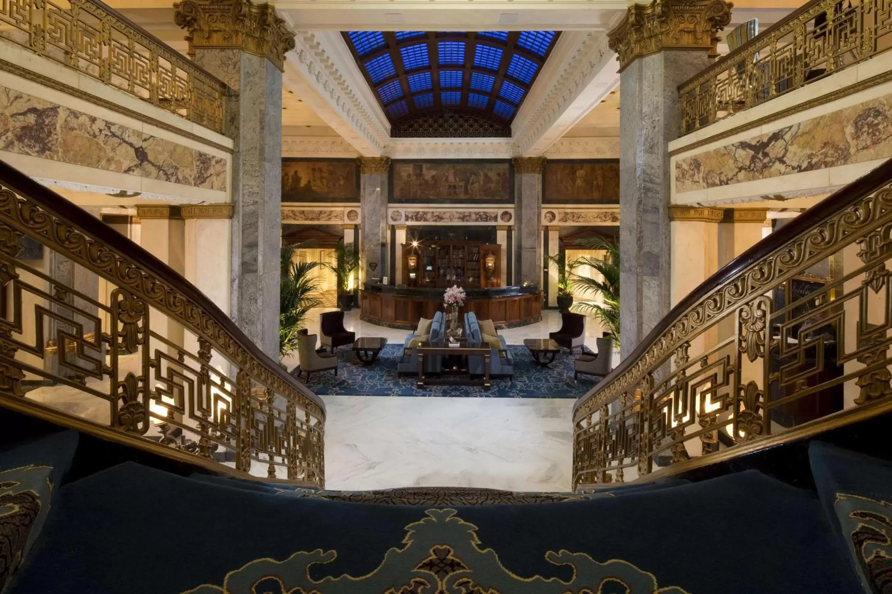 Lobby or reception in The Seelbach Hilton Louisville Lobby or reception in The Seelbach Hilton Louisville