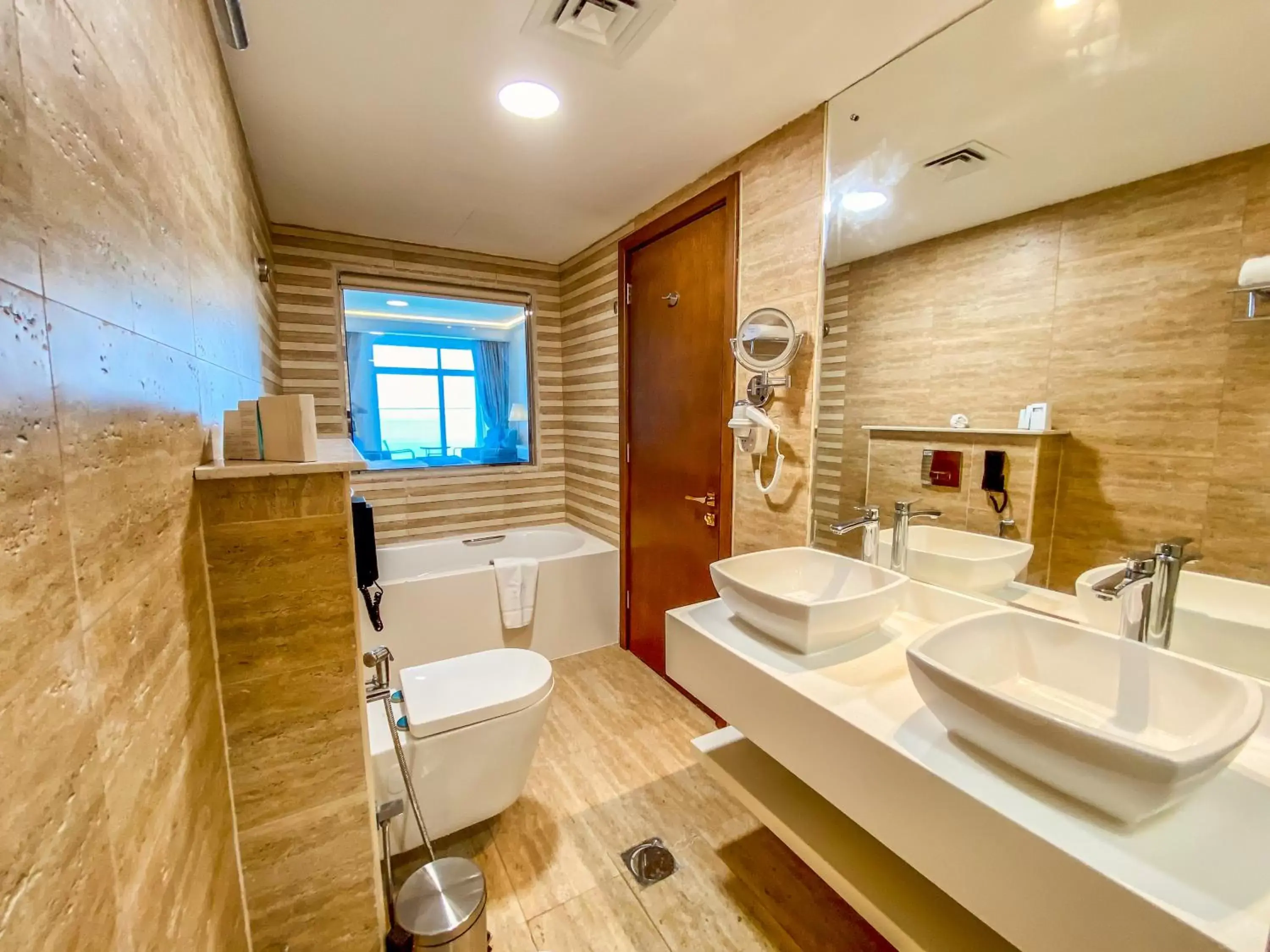 Shower, Bathroom in Mirage Bab Al Bahr Beach Hotel