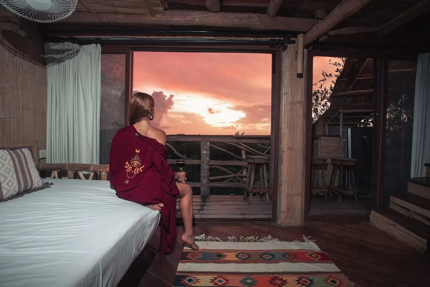 People in Hidden Treehouse Tulum Eco-Hotel