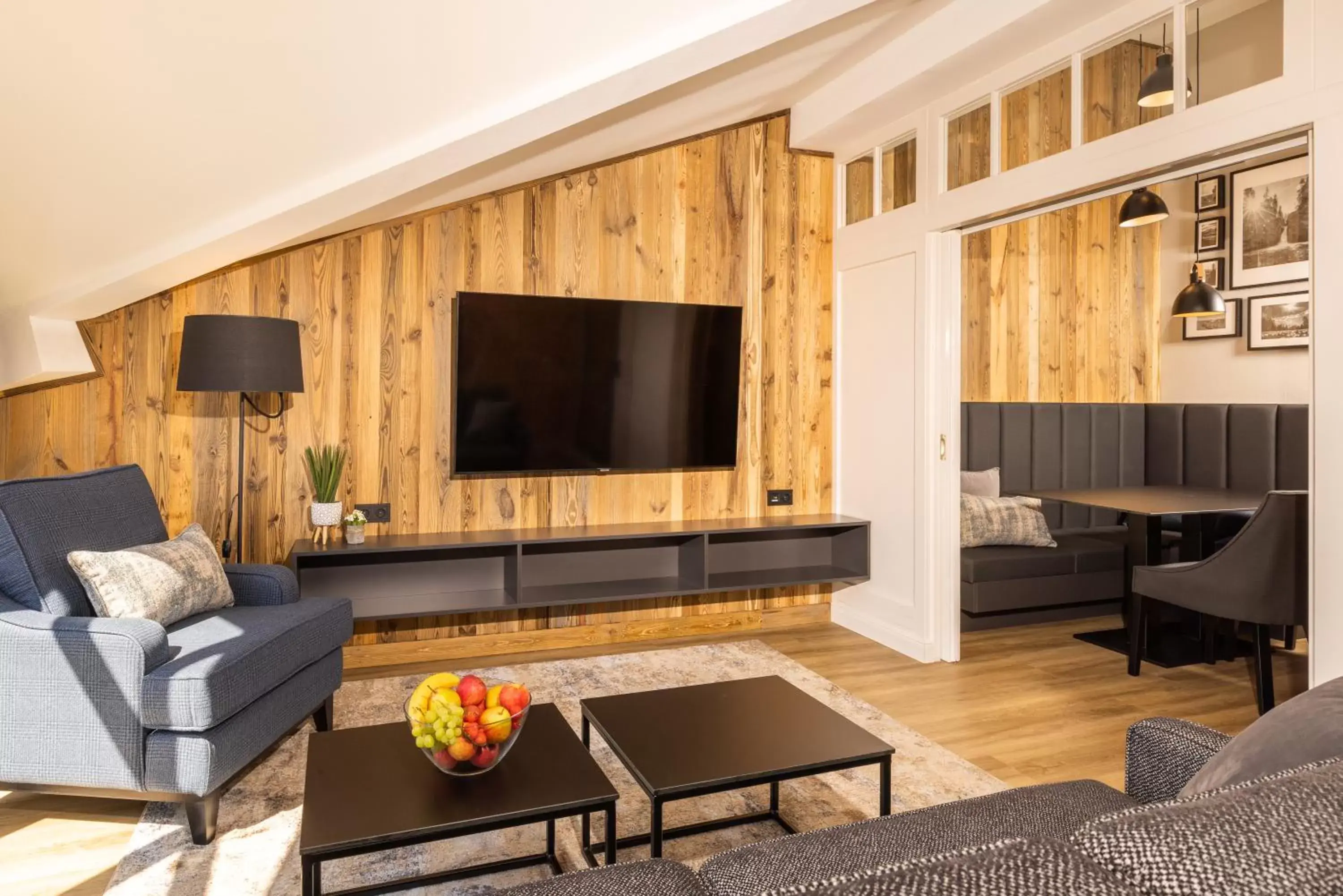 Living room, Seating Area in MONDI Resort und Chalet Oberstaufen