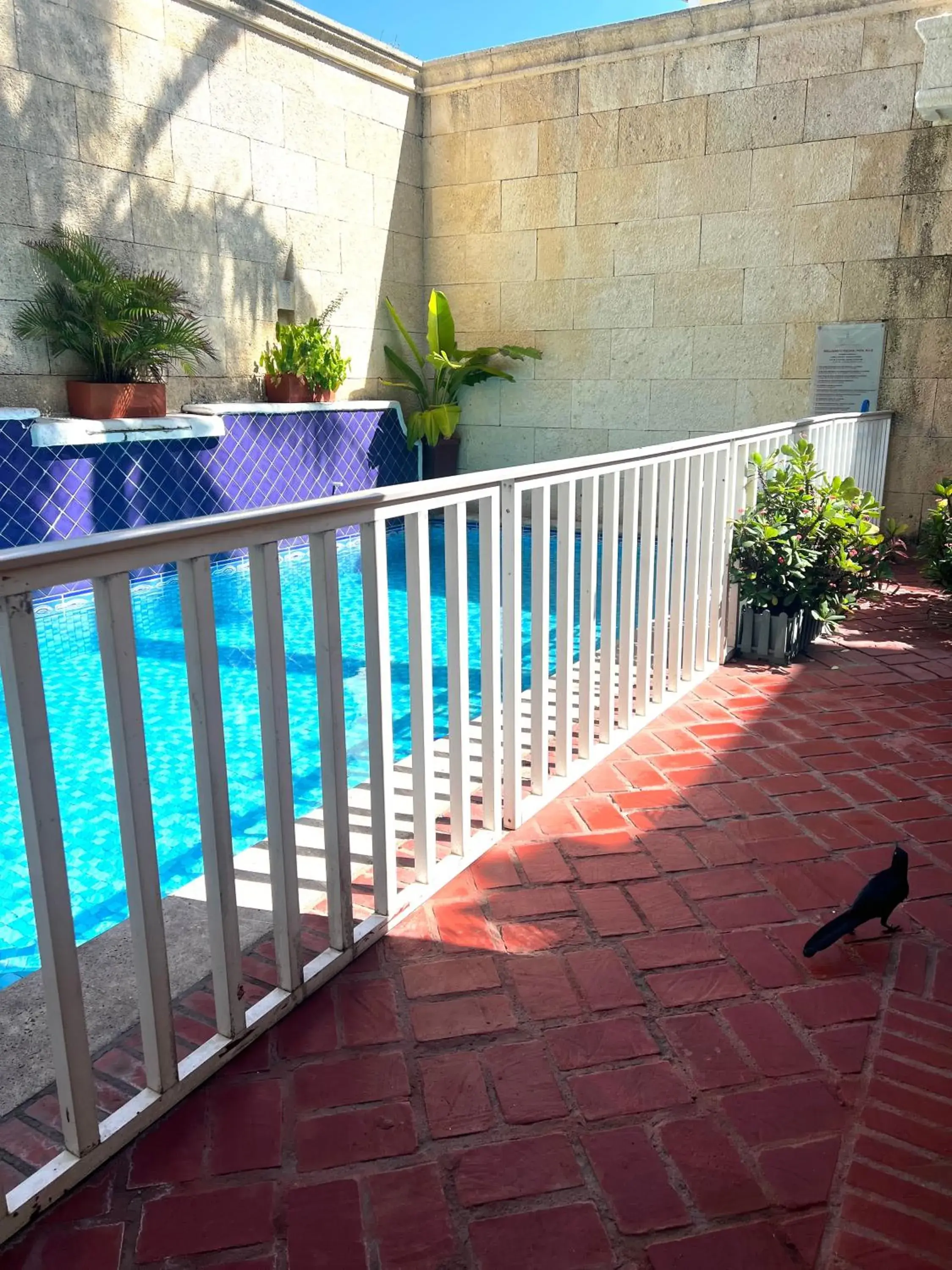 Pool View in Hotel Boutique Castillo Ines Maria