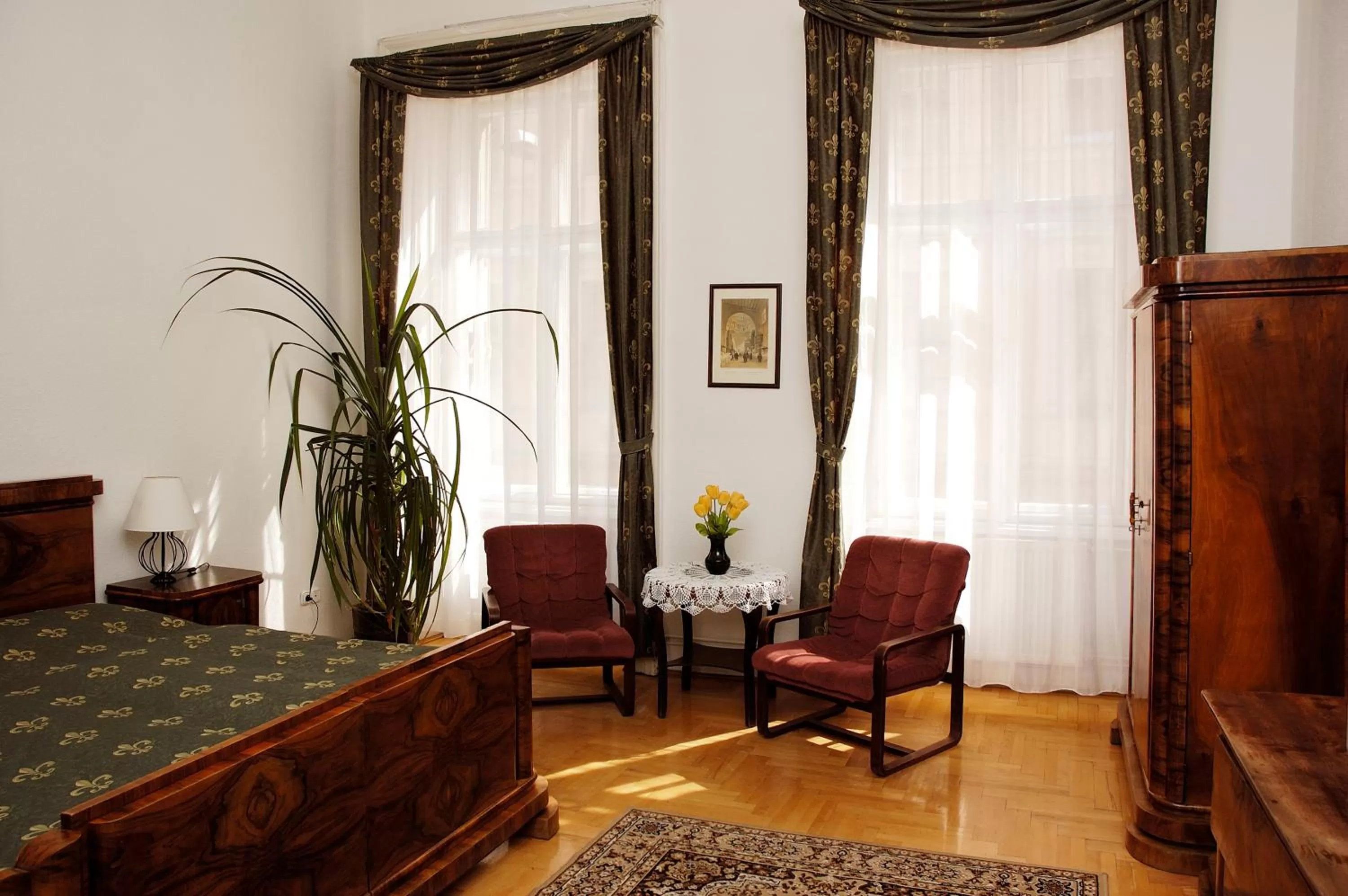 Photo of the whole room in Kalvin House Budapest