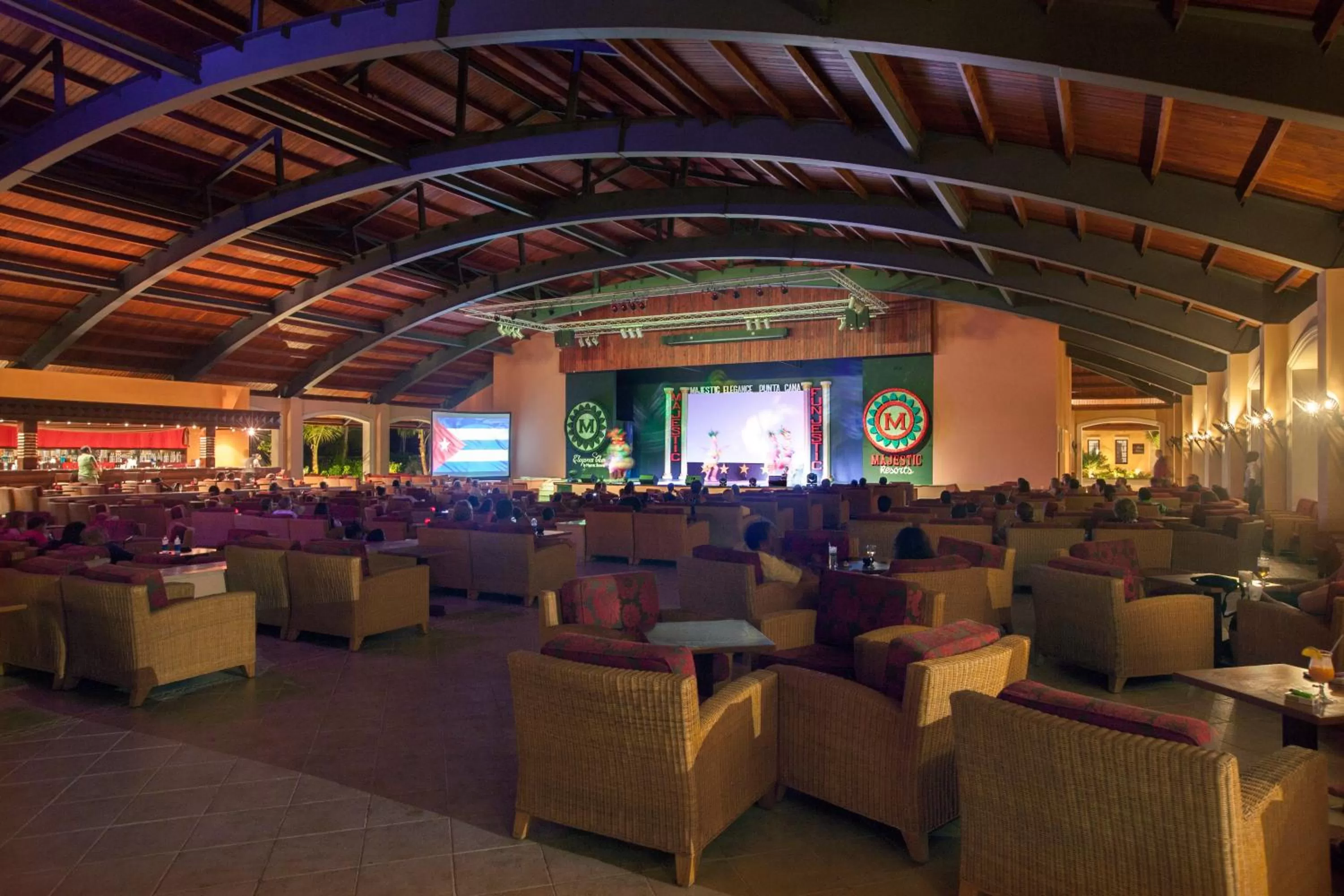 Evening entertainment in Majestic Elegance Punta Cana - All Inclusive