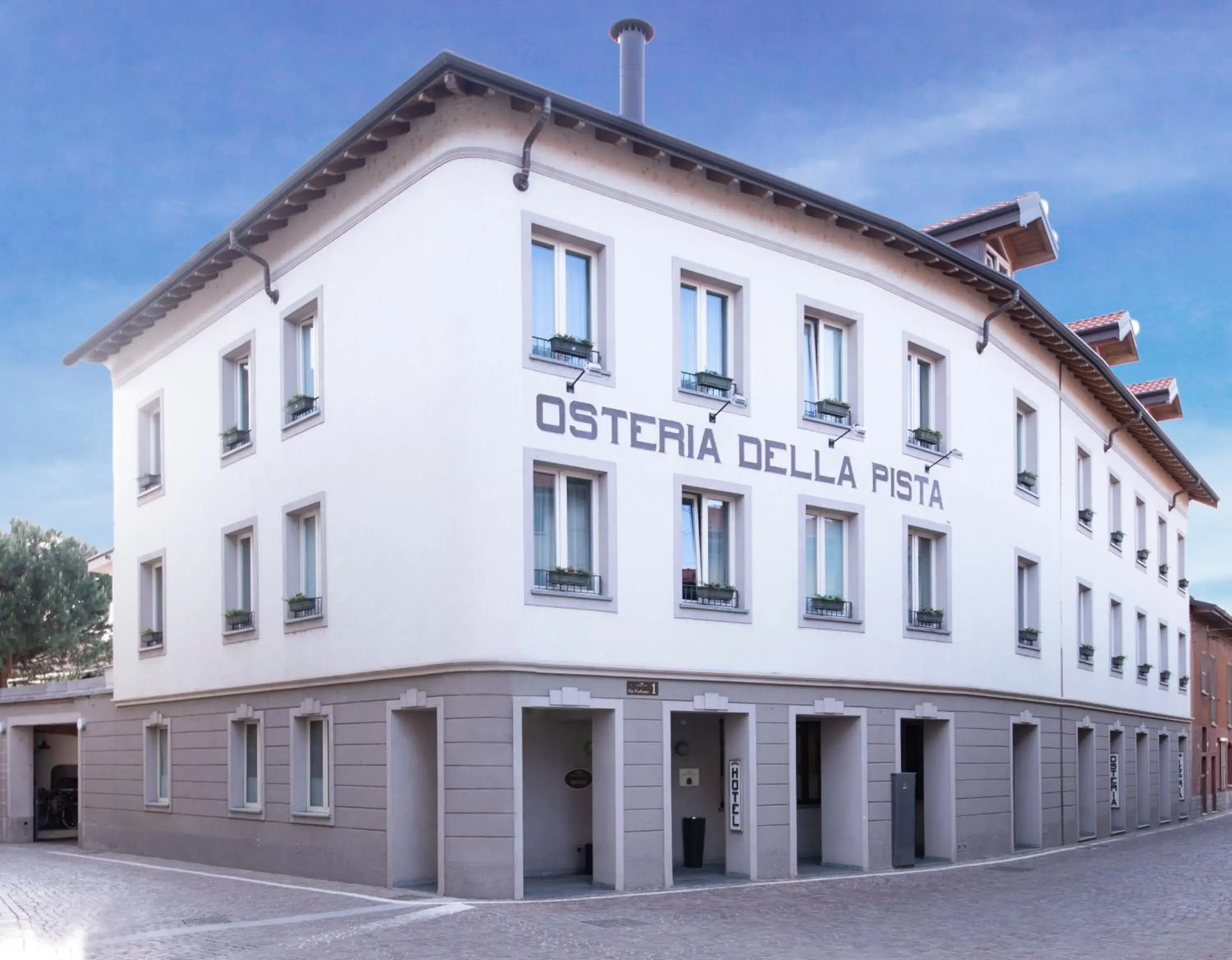Property building in Hotel Osteria della Pista