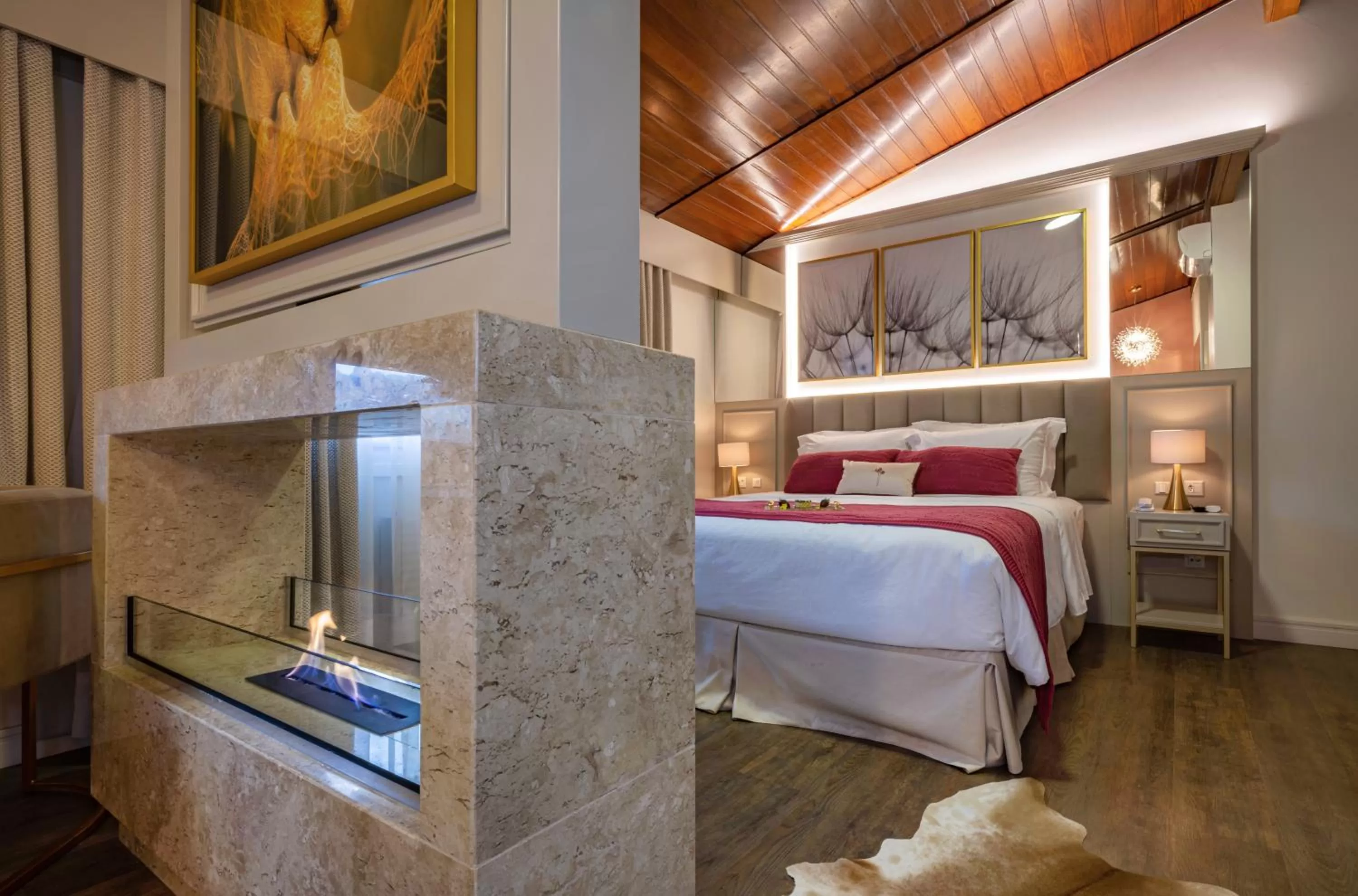 Bed in Blumen Hotel Boutique