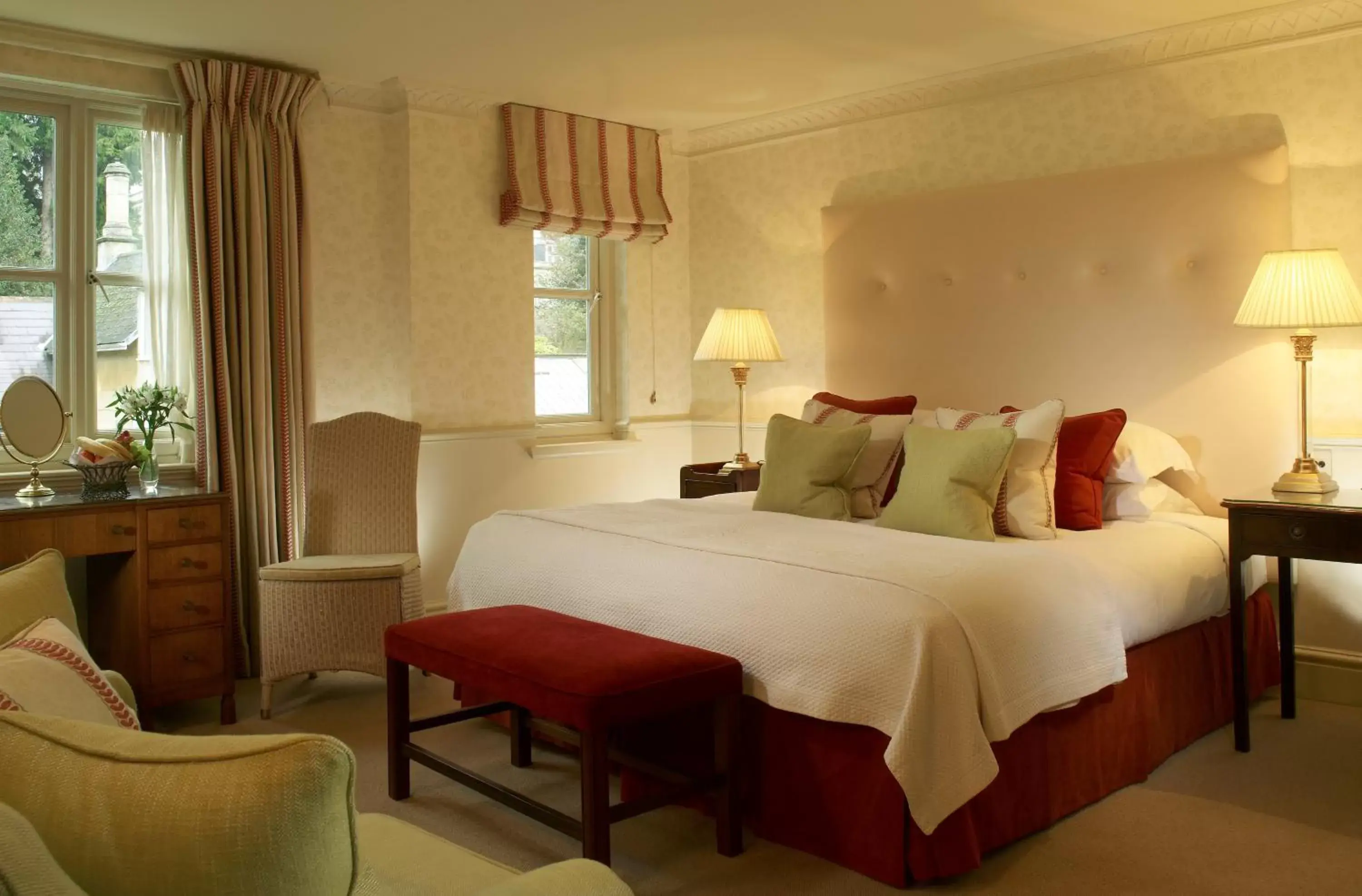Bedroom, Bed in The Bath Priory - A Relais & Chateaux Hotel