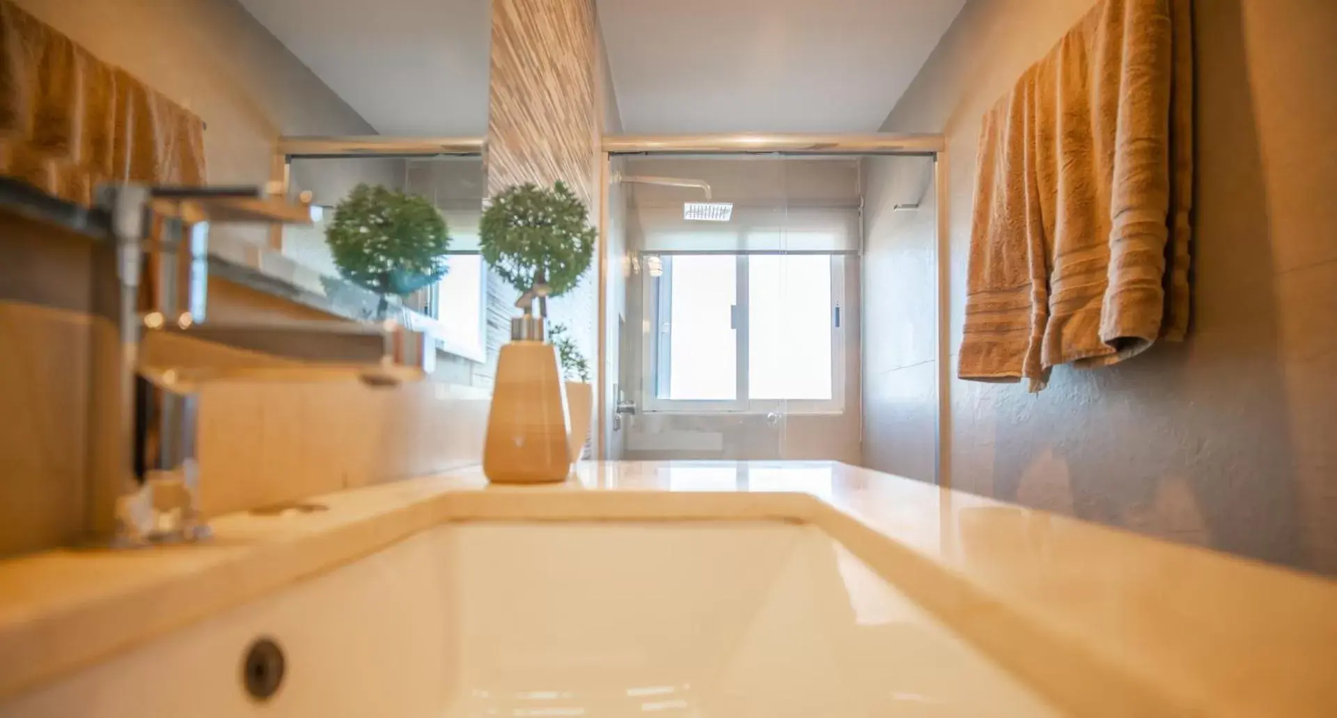 Bathroom in Beachfront Penthouses by LivIN Cancun