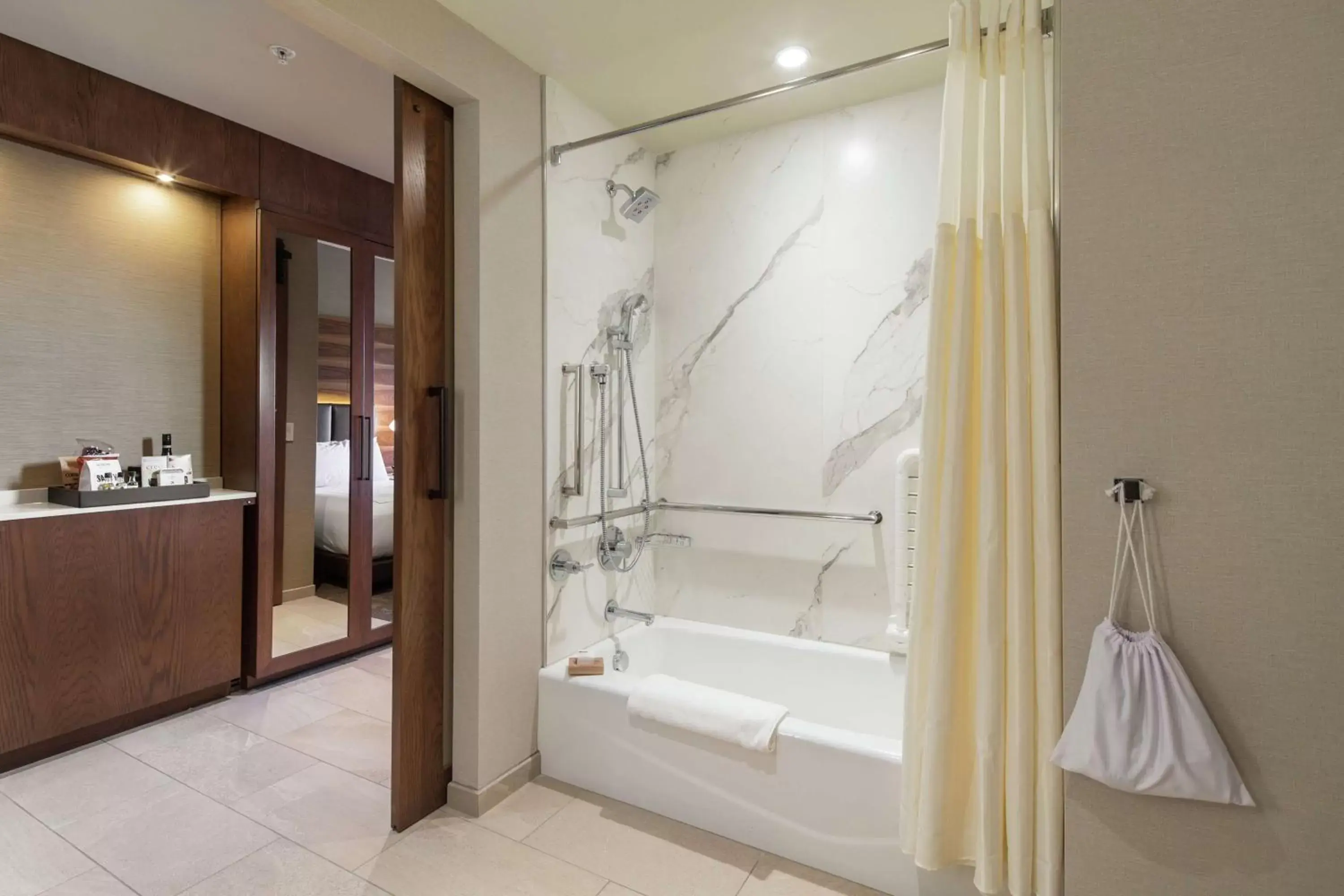 Bathroom in The Porter Portland, Curio Collection By Hilton