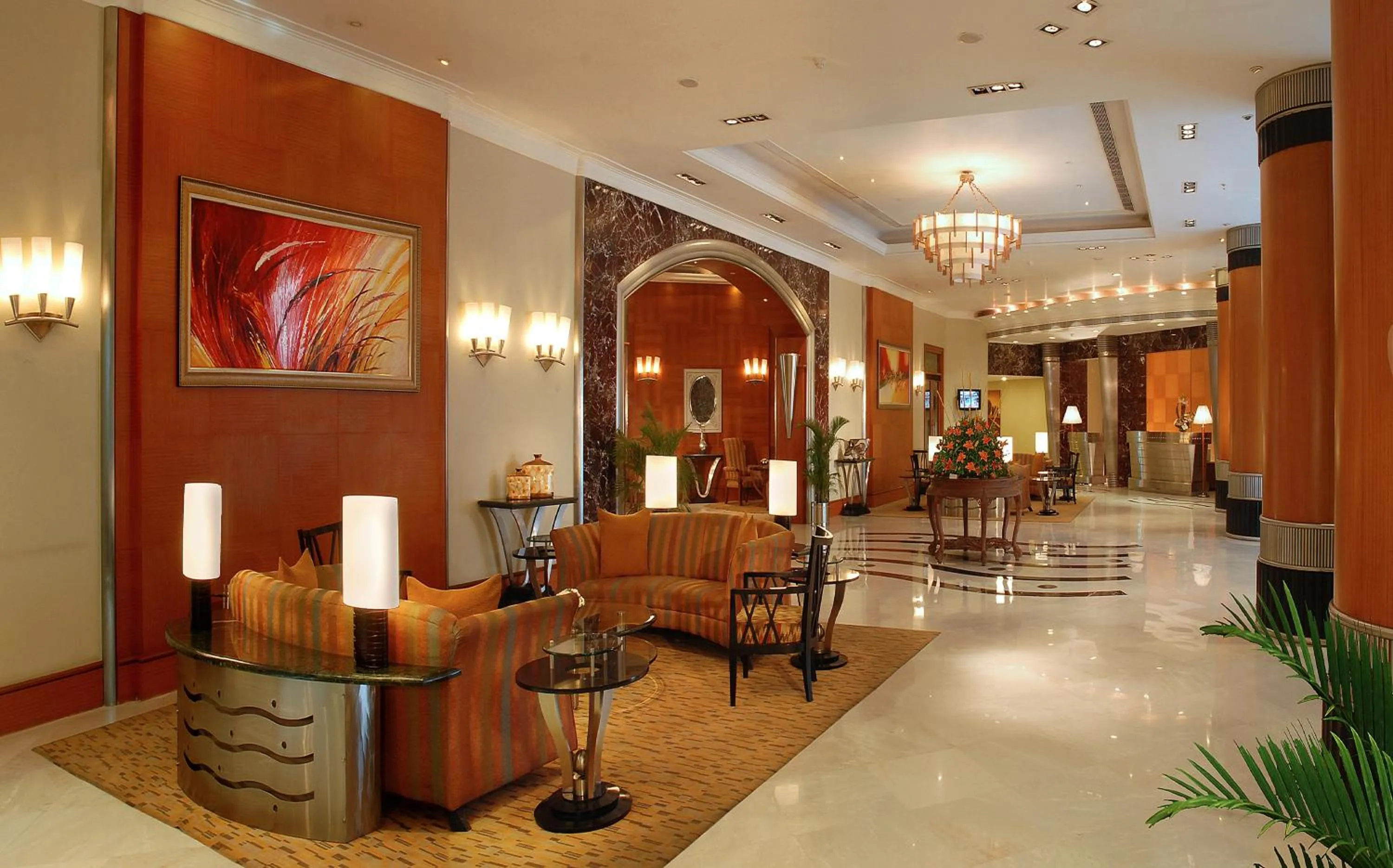 Lobby or reception in The Manohar Hyderabad
