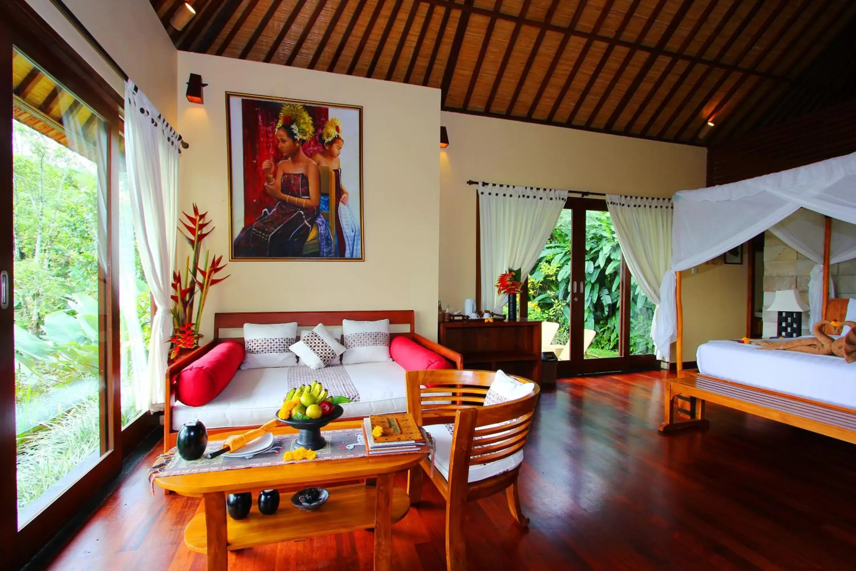 Bedroom, Seating Area in Munduk Moding Plantation Nature Resort & Spa