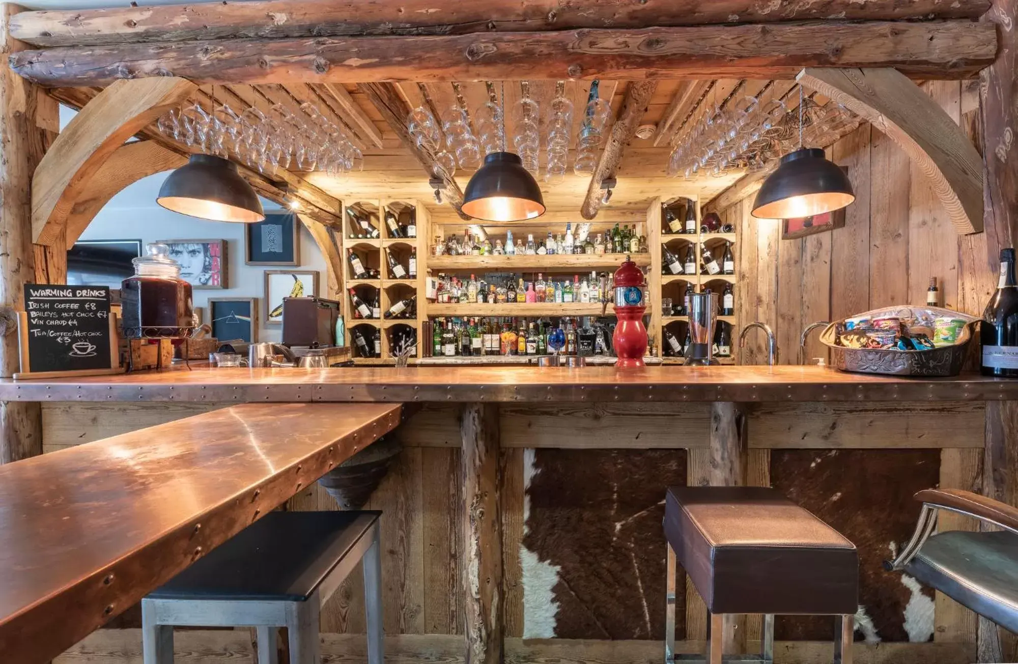 Lounge or bar in Chamois d'Or Hotel Lounge or bar in Chamois d'Or Hotel