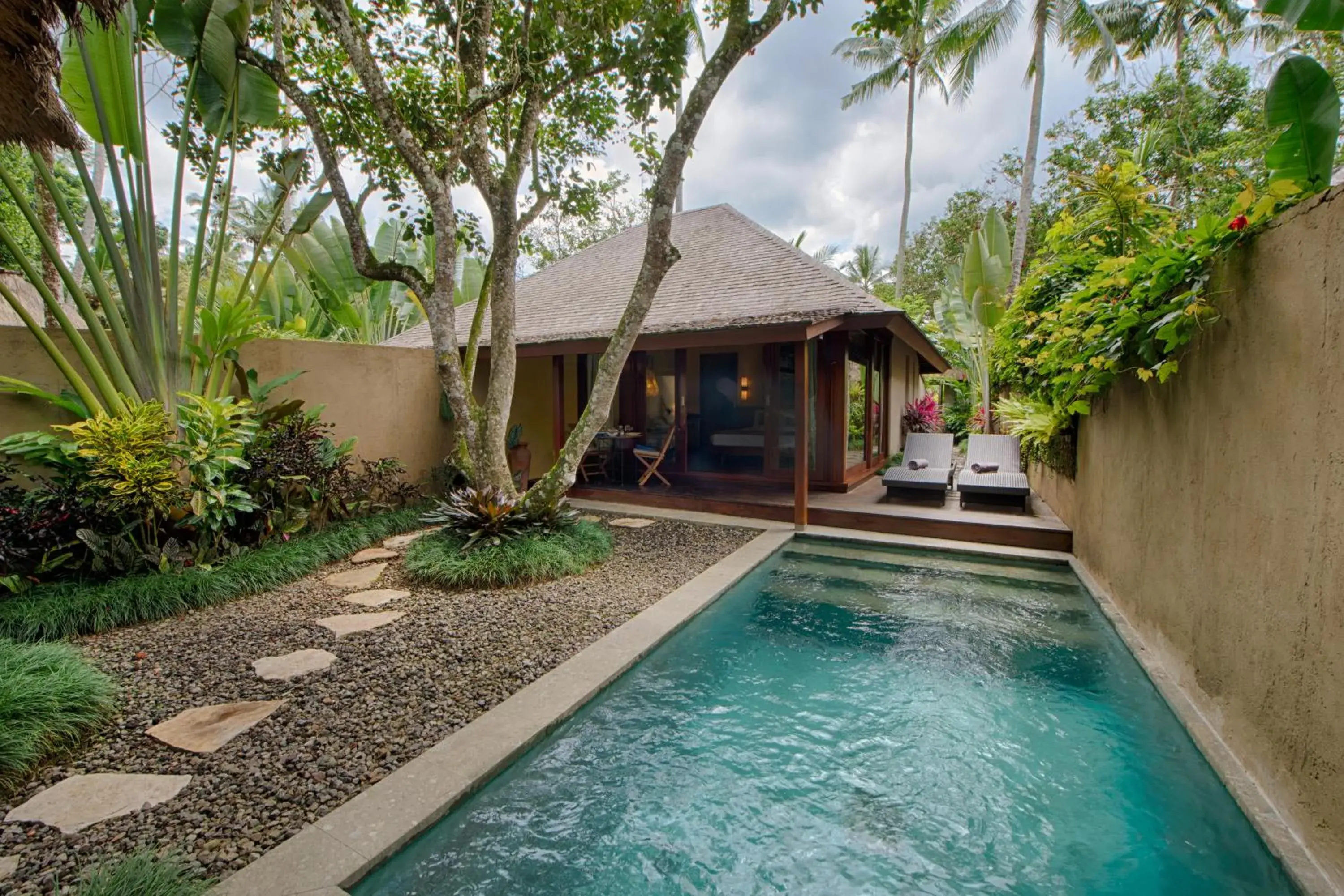 Swimming Pool in Temuku Villas Ubud - CHSE Certified