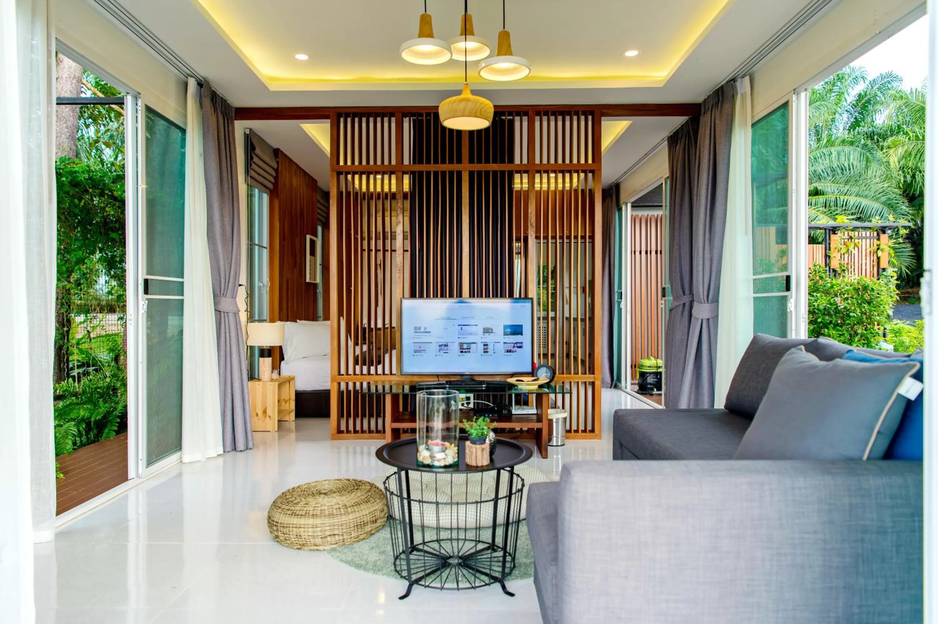 Living room in Ao Luek Panoramic Pool-SHA Plus