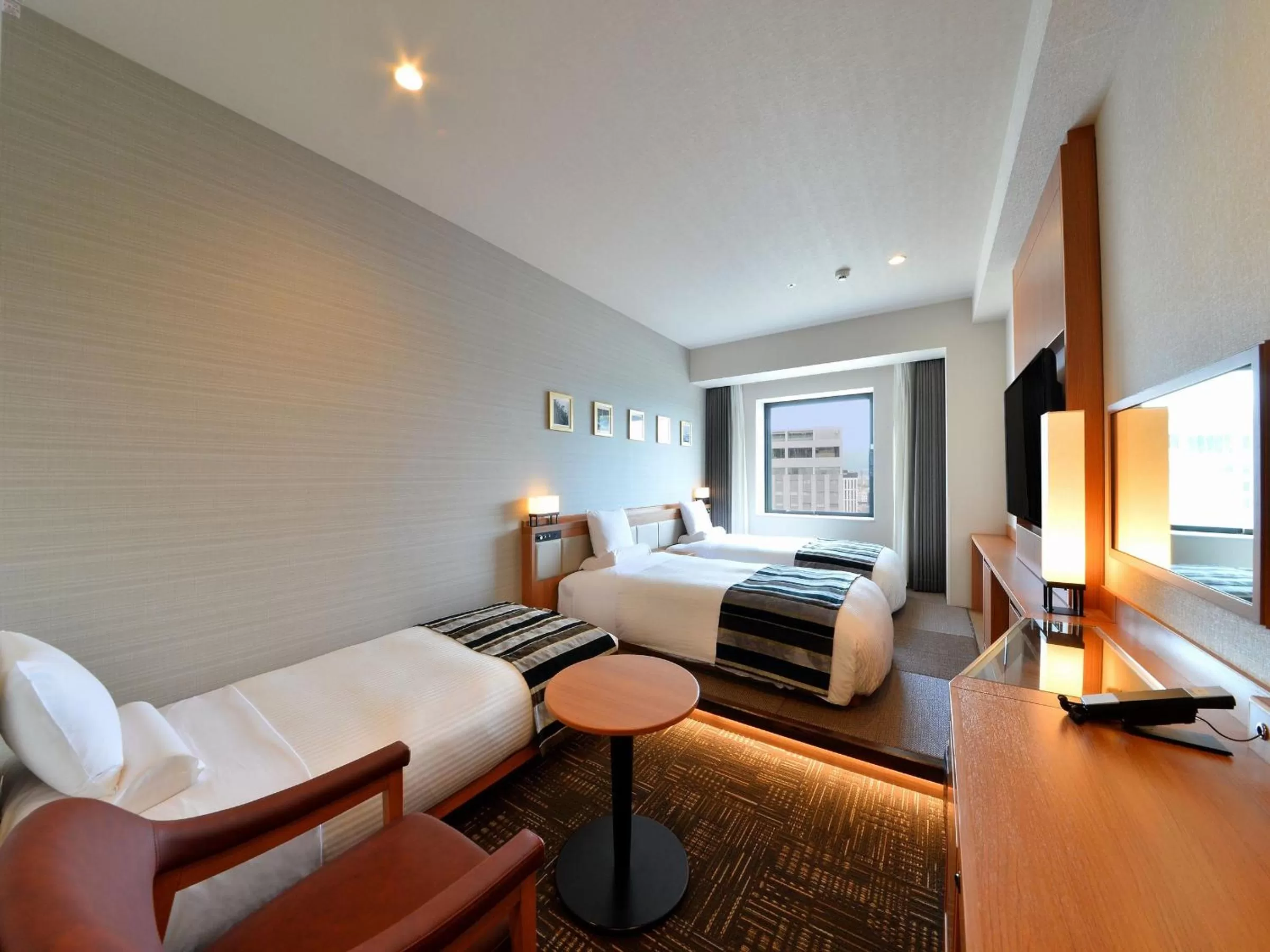 Photo of the whole room, Bed in Hakodate Kokusai Hotel
