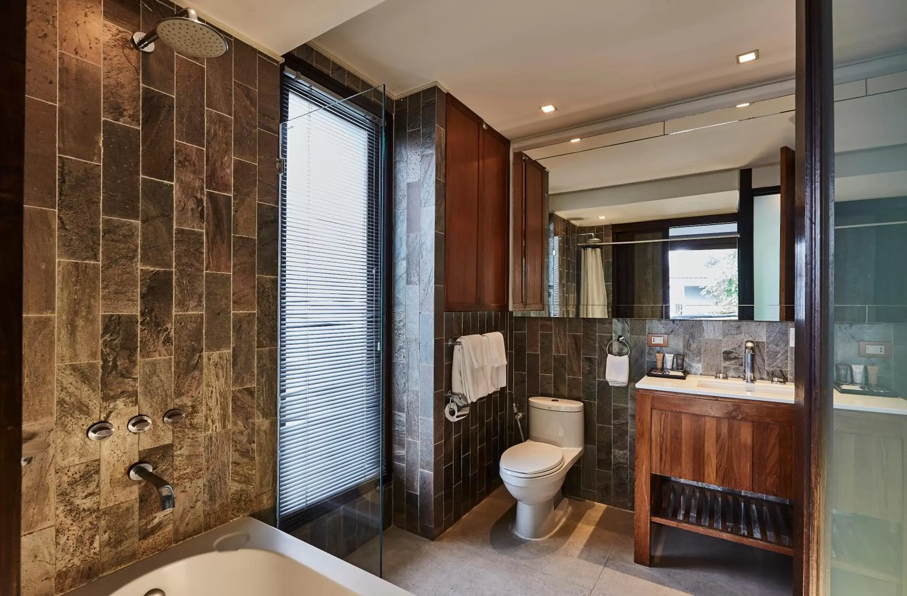 Bathroom in LUXX Langsuan Hotel - SHA Plus