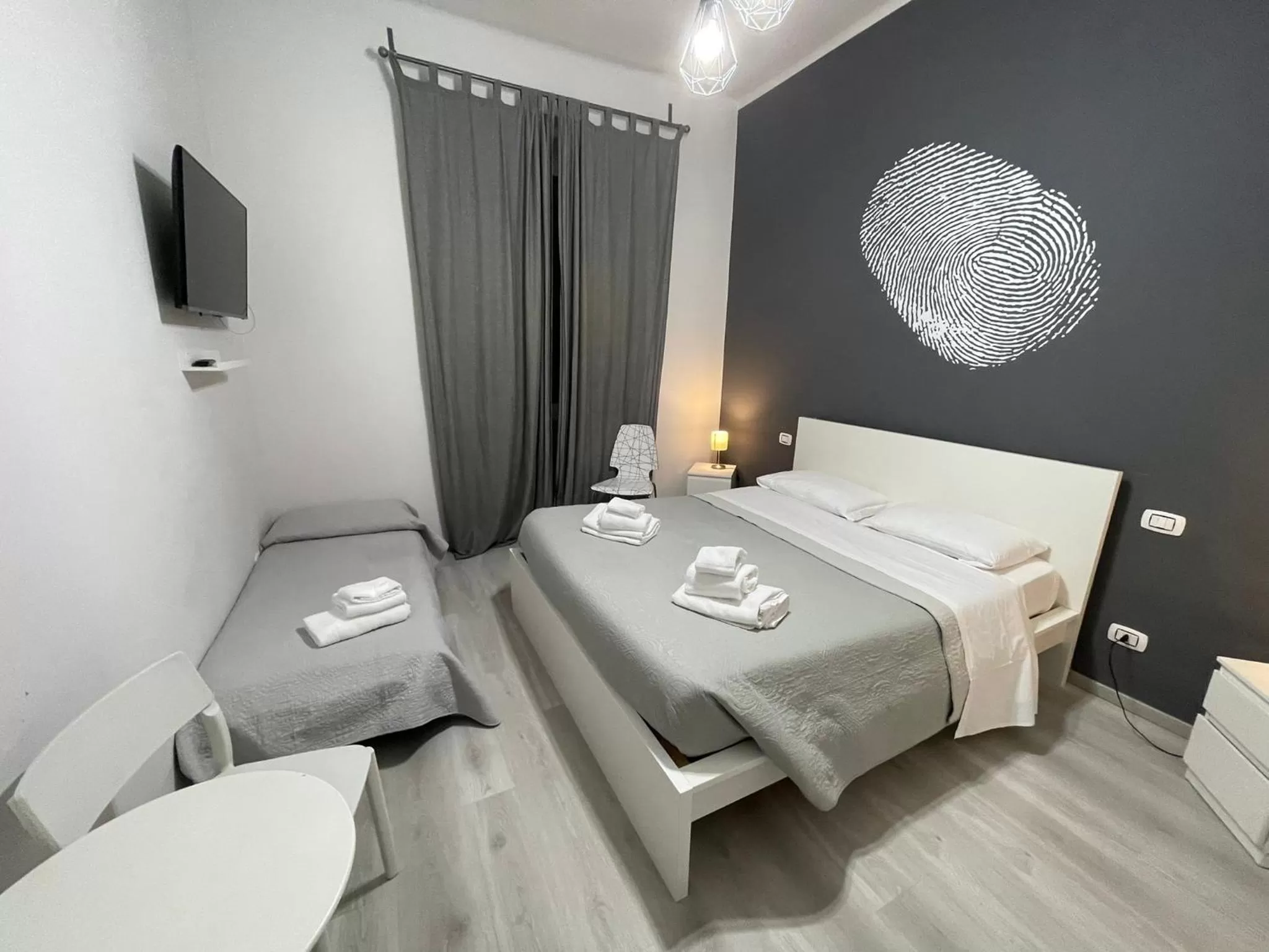 Bedroom, Bed in Sensation House