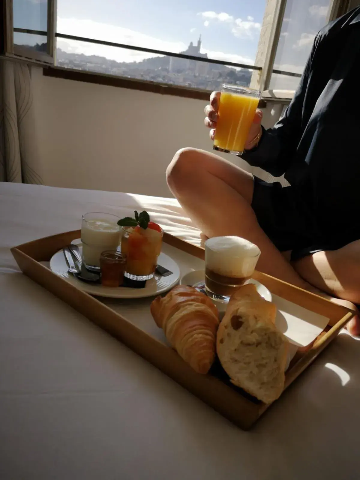Food close-up, Breakfast in Hotel Belle-Vue Vieux-Port