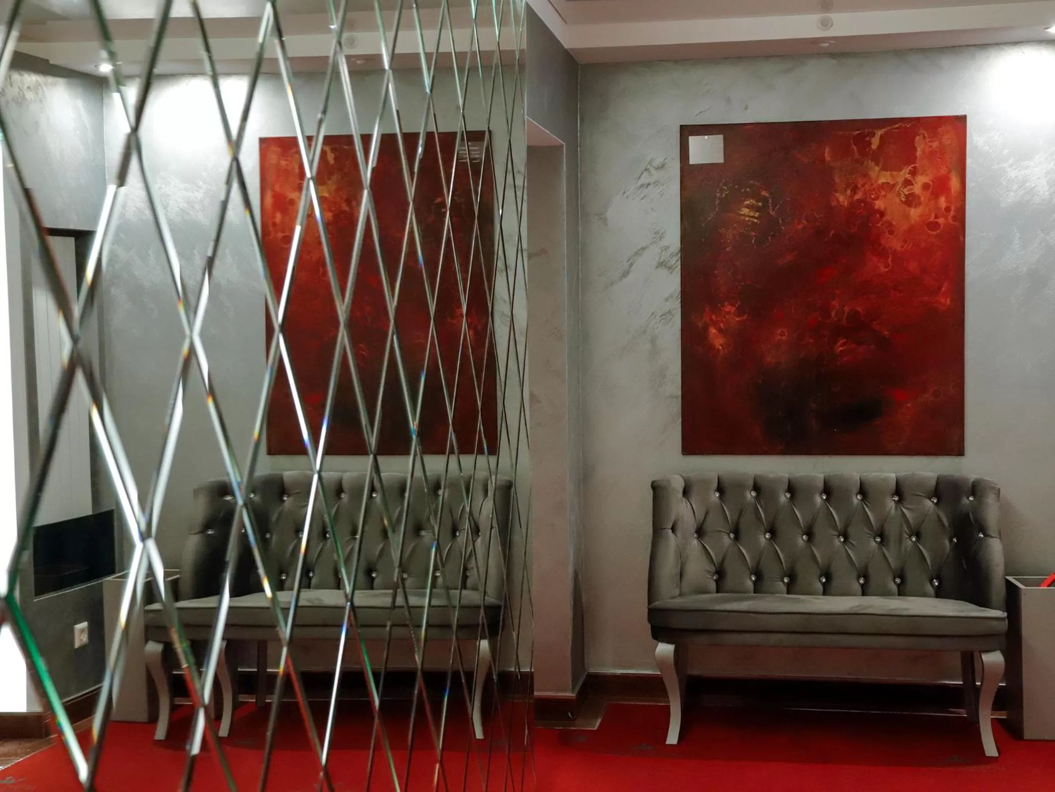 Seating area in Hotel Royal