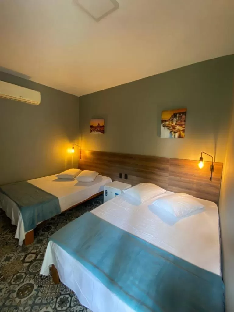 Bed in Santa Cecília Pousada