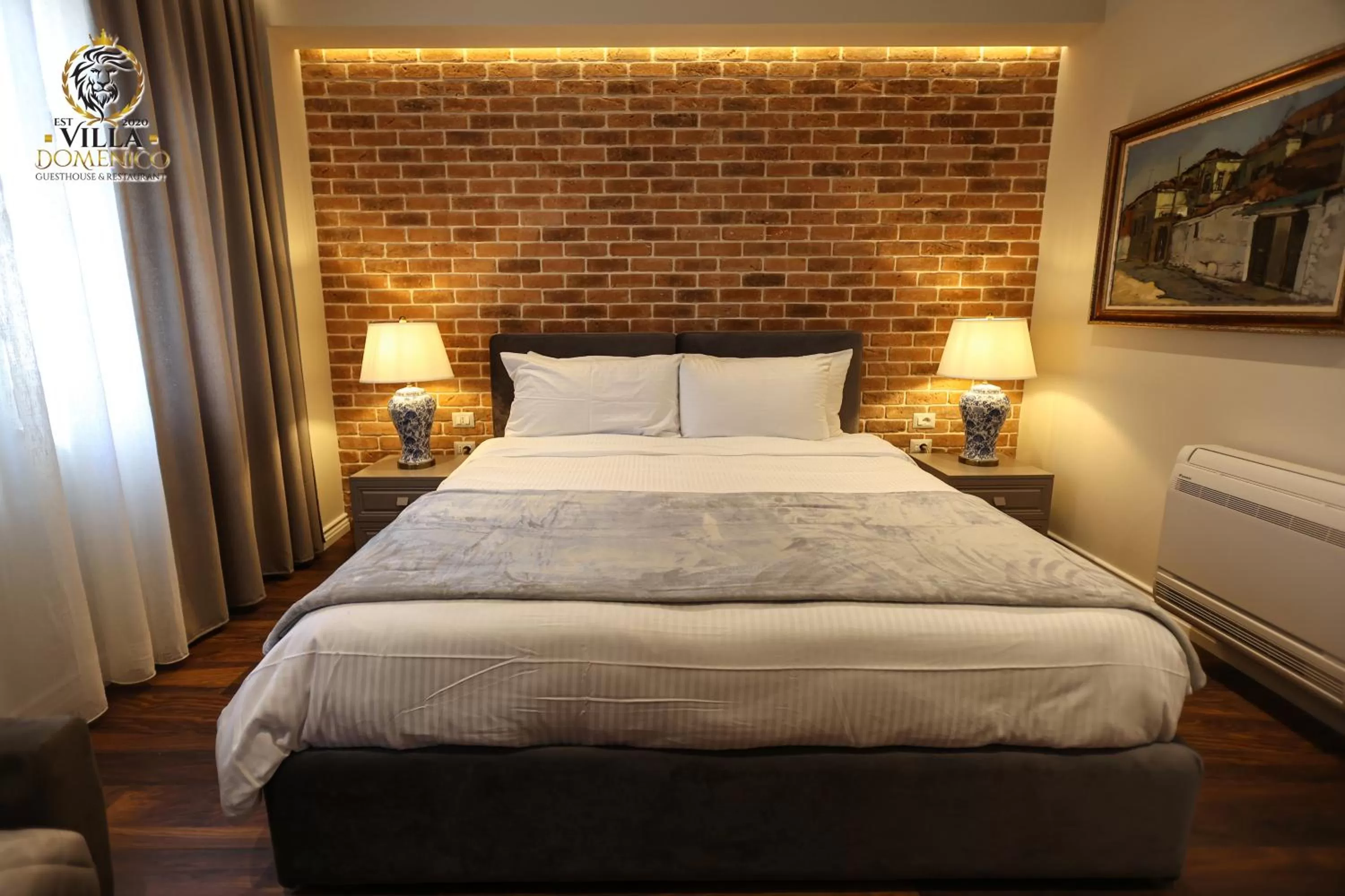 Bed in Villa Domenico Korce