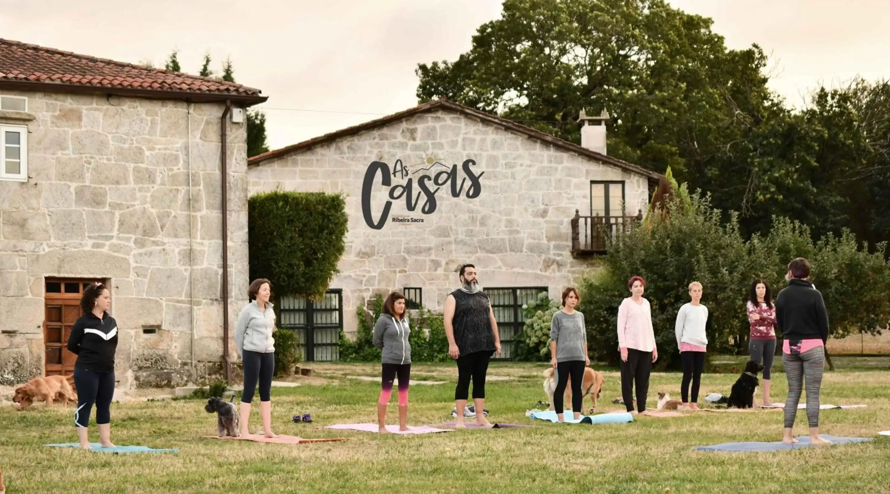 Garden in As Casas Ribeira Sacra