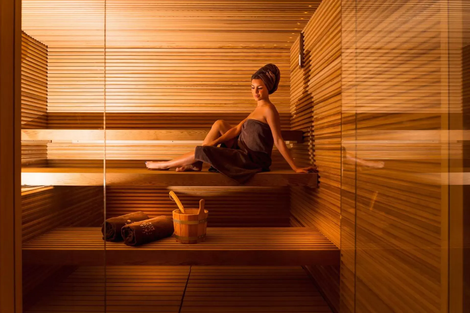 Sauna in Habita79 Pompeii - MGallery