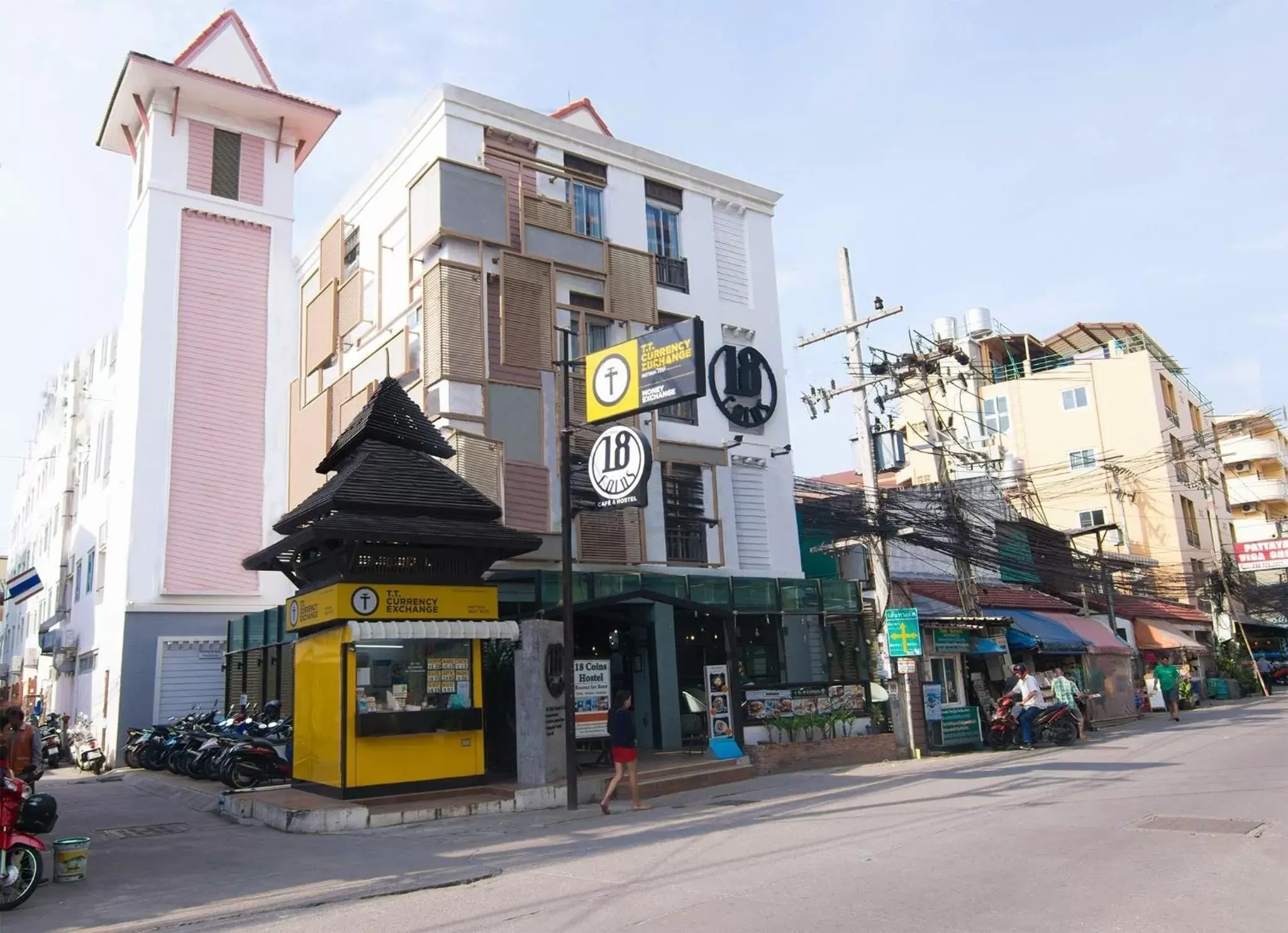 Facade/entrance, Property Building in 18 Coins Cafe & Hostel