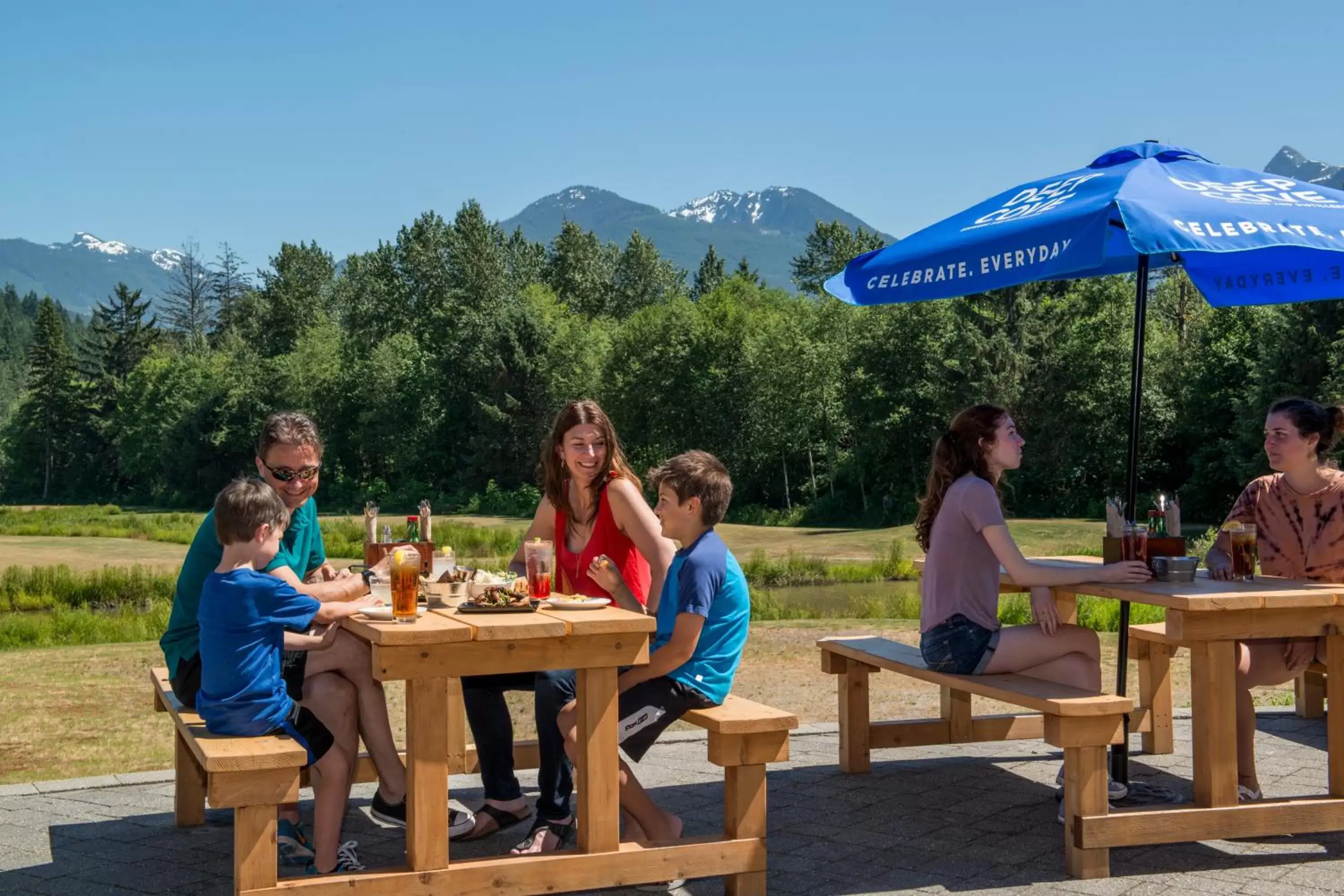 Patio in Executive Suites Hotel and Resort, Squamish