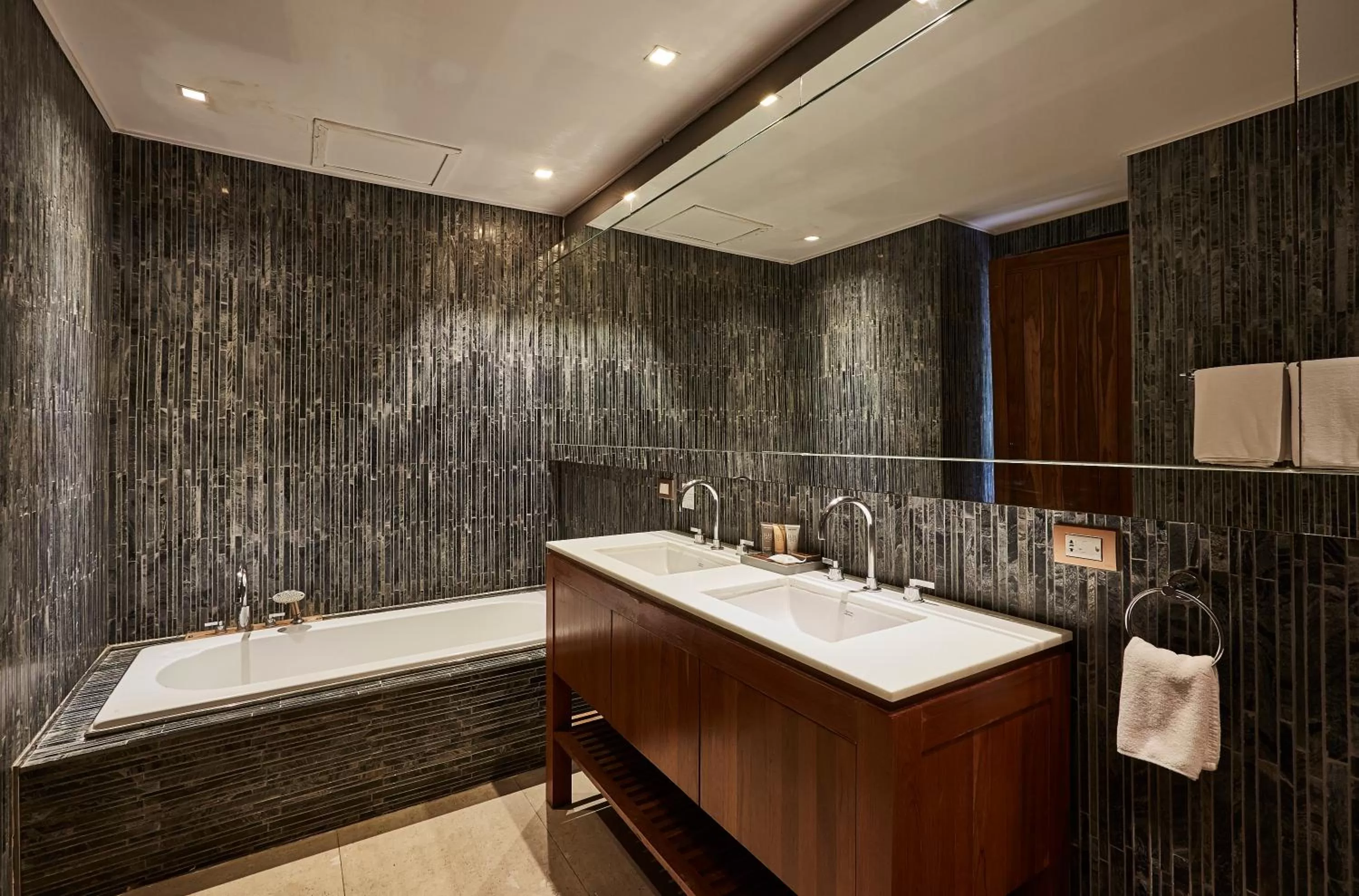 Bathroom in LUXX Langsuan Hotel - SHA Plus