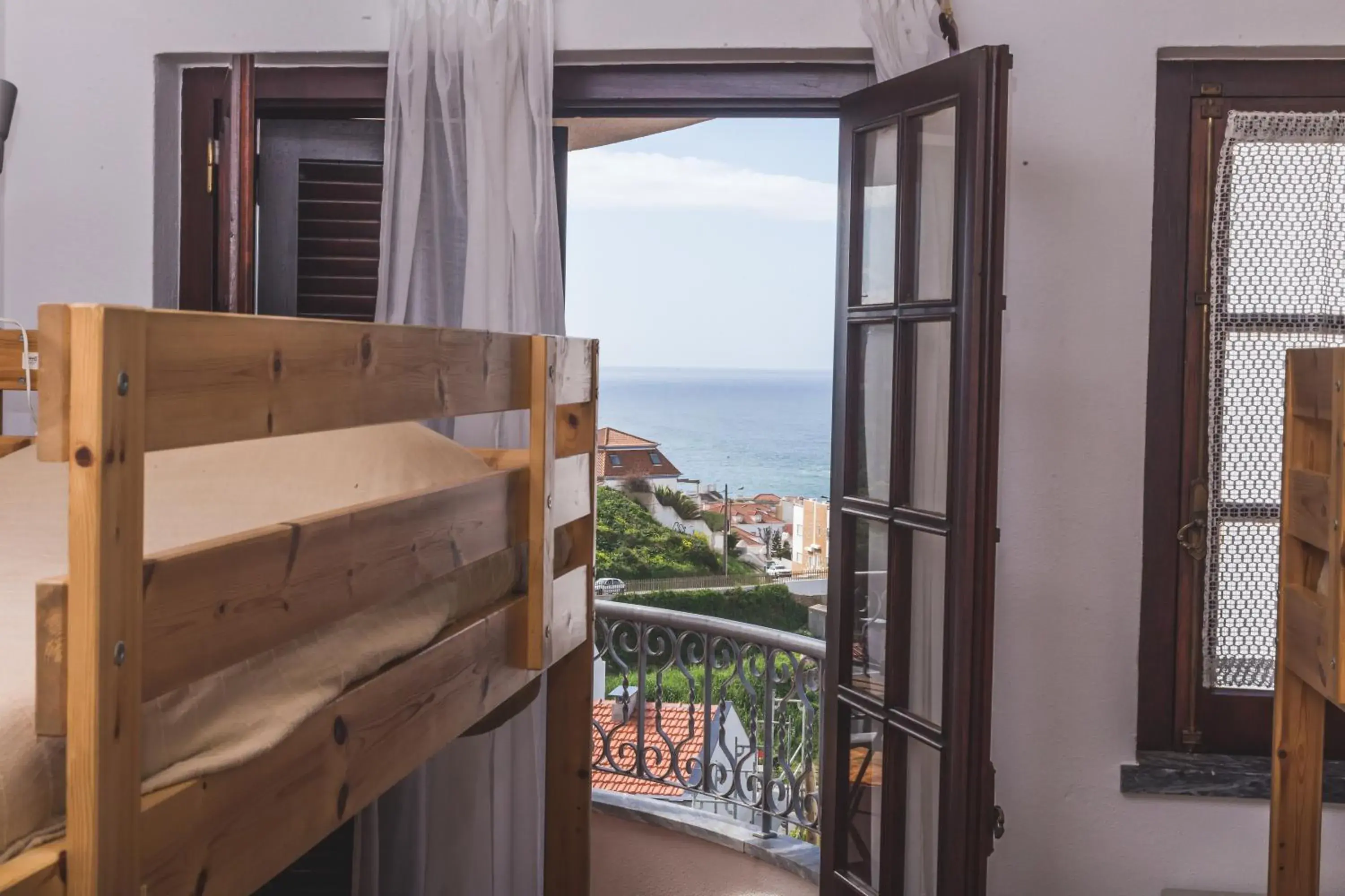 Balcony/Terrace, Bed in Ericeira Chill Hill Hostel & Private Rooms - Peach Garden Balcony/Terrace, Bed in Ericeira Chill Hill Hostel & Private Rooms - Peach Garden