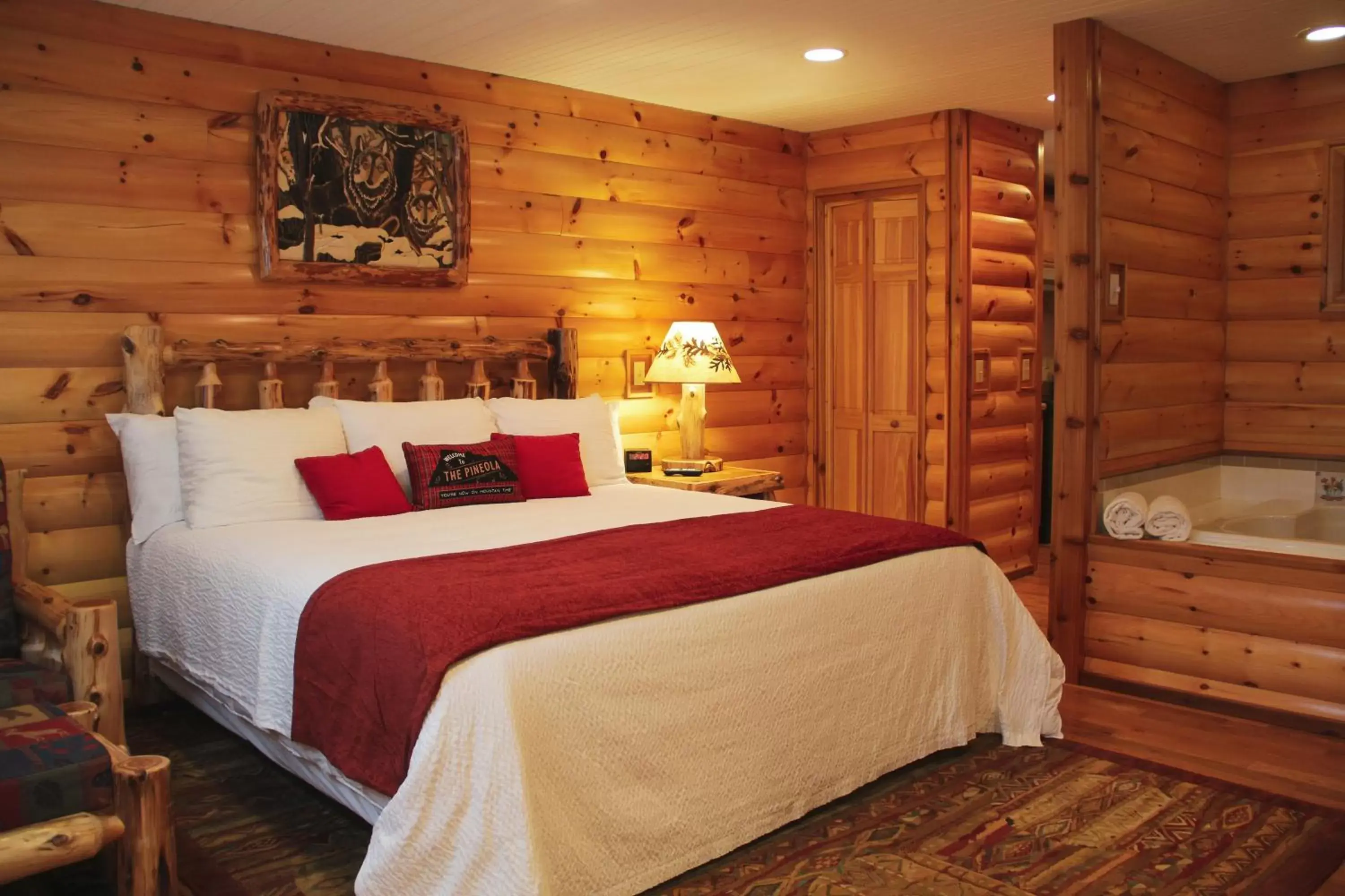 Bed in The Pineola Bed in The Pineola