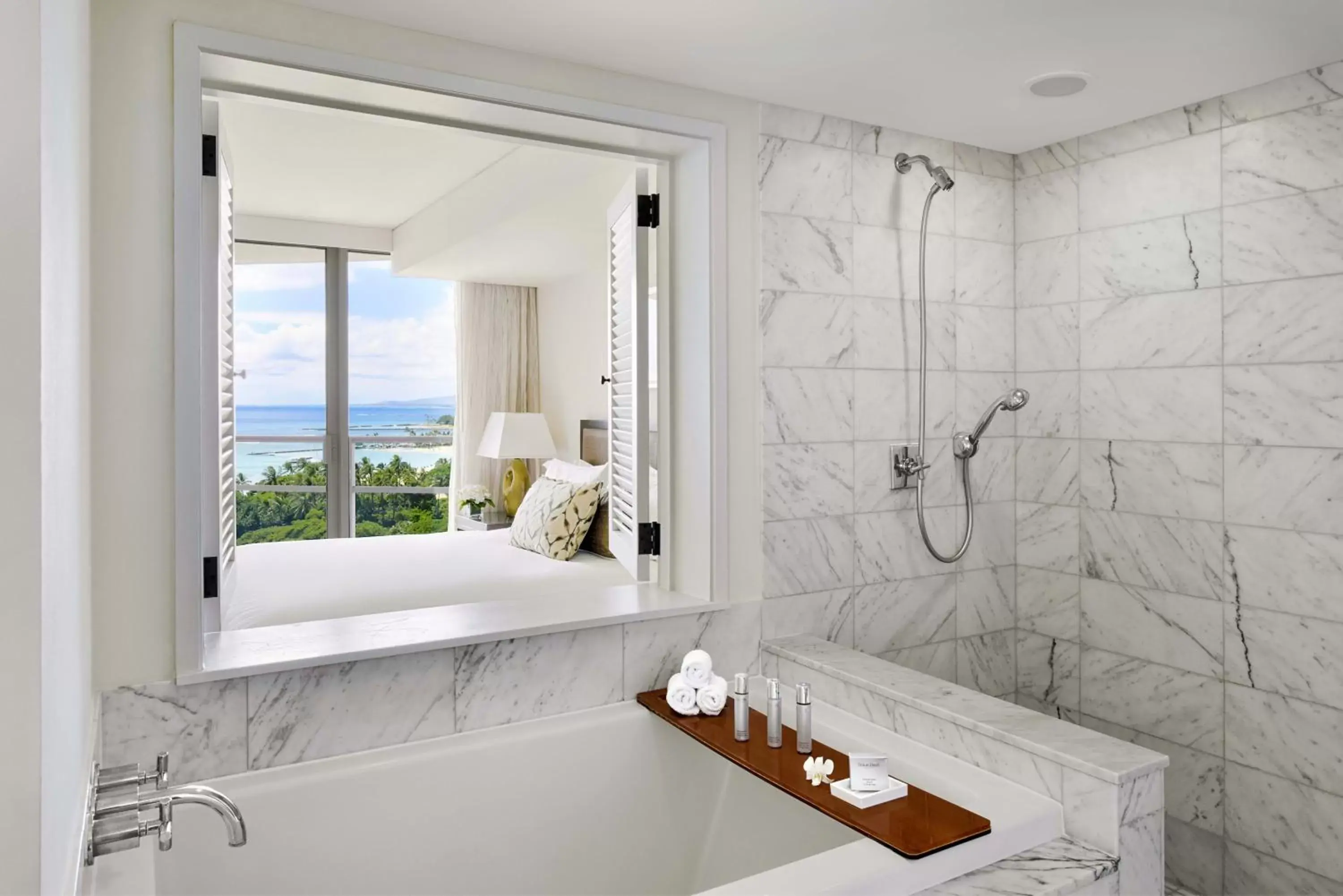 Shower, Bathroom in Trump International Hotel Waikiki
