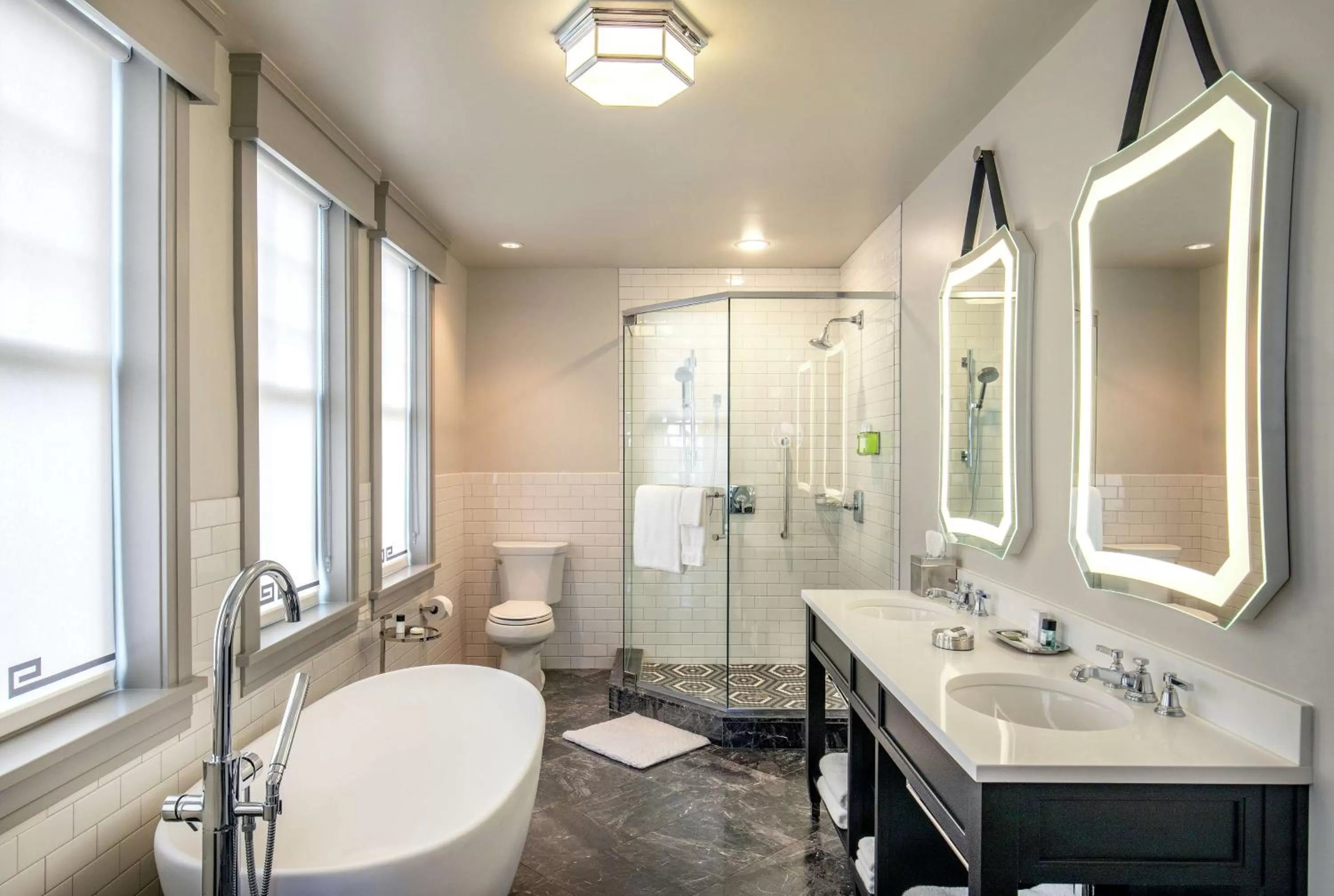 Bathroom in The Virginian Lynchburg, Curio Collection By Hilton