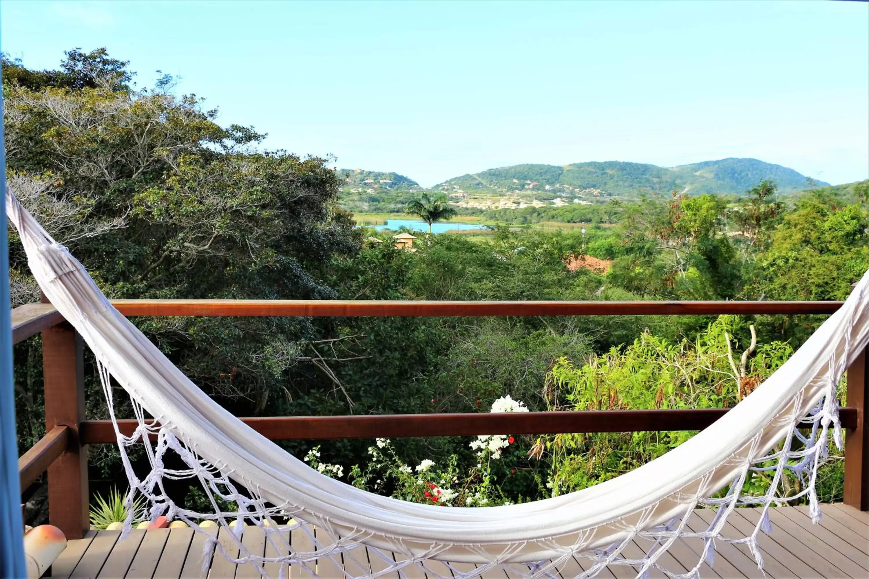 View (from property/room), Balcony/Terrace in Pousada Vila Pitanga