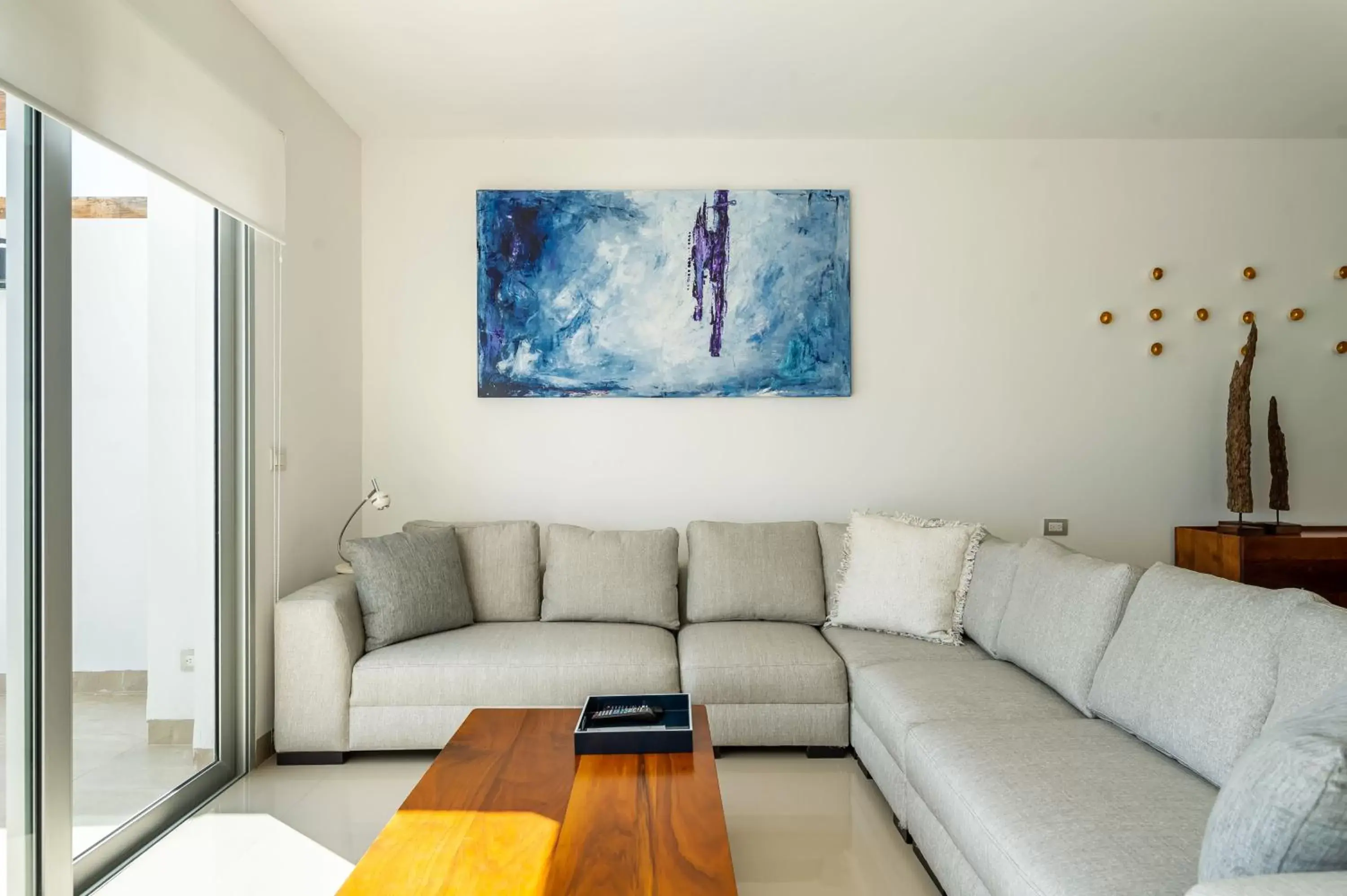 Seating Area in Mareazul Beach Front Condos At playa del Carmen