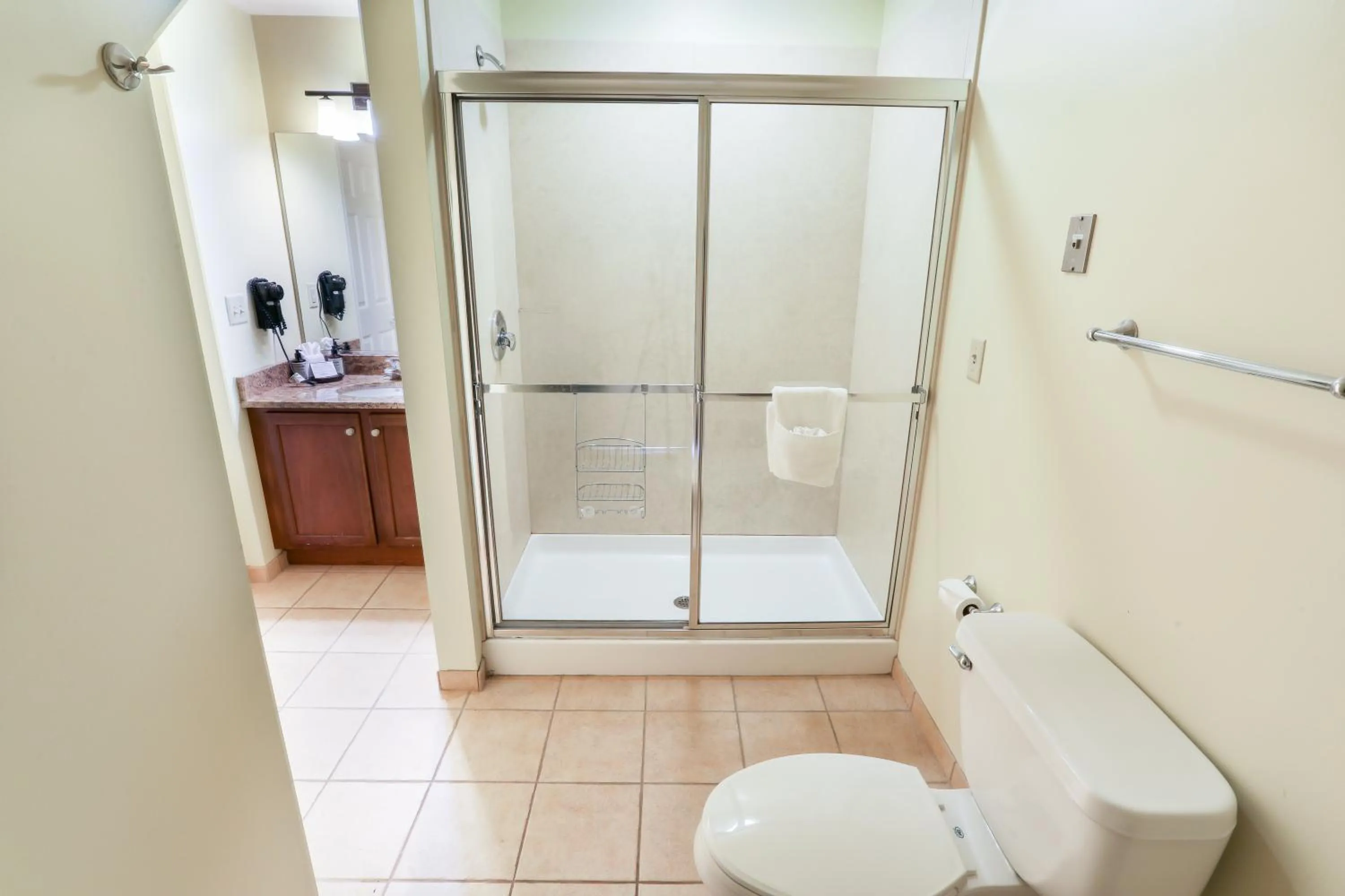 Shower in Kaatskill Mountain Club and Condos by Hunter Mountain