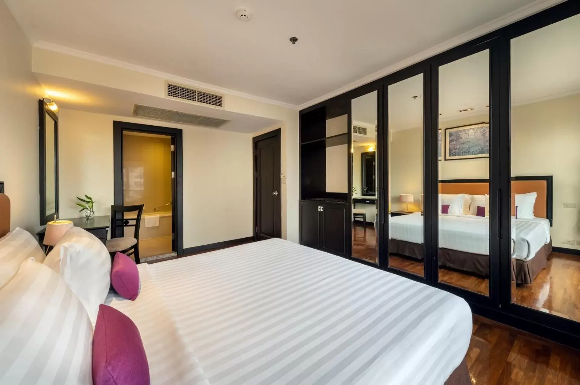 Bed in Bandara Suites Silom, Bangkok - SHA Extra Plus