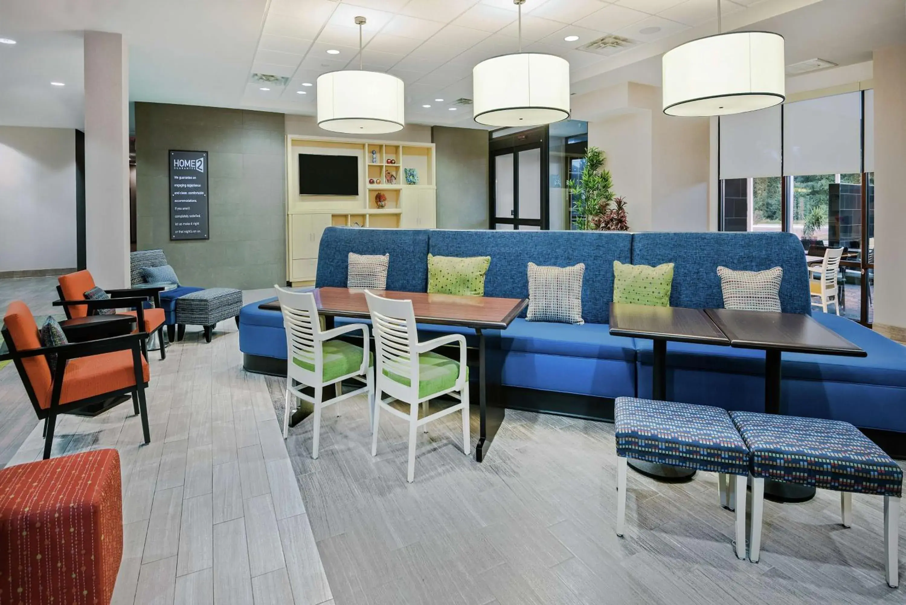 Lobby or reception, Restaurant/Places to Eat in Home2 Suites By Hilton Austin Airport