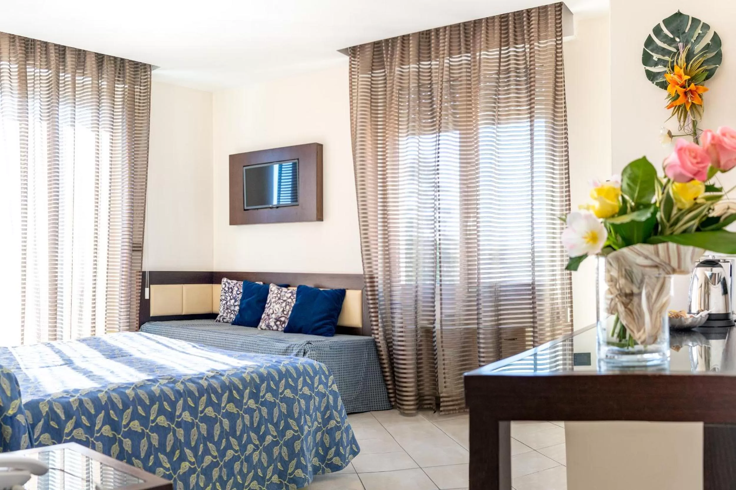 Bed in Hotel Marinella